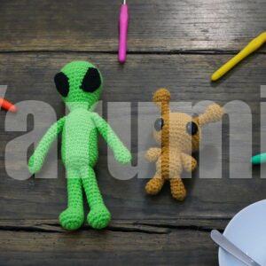 Aliens au crochet - Création Yarumii