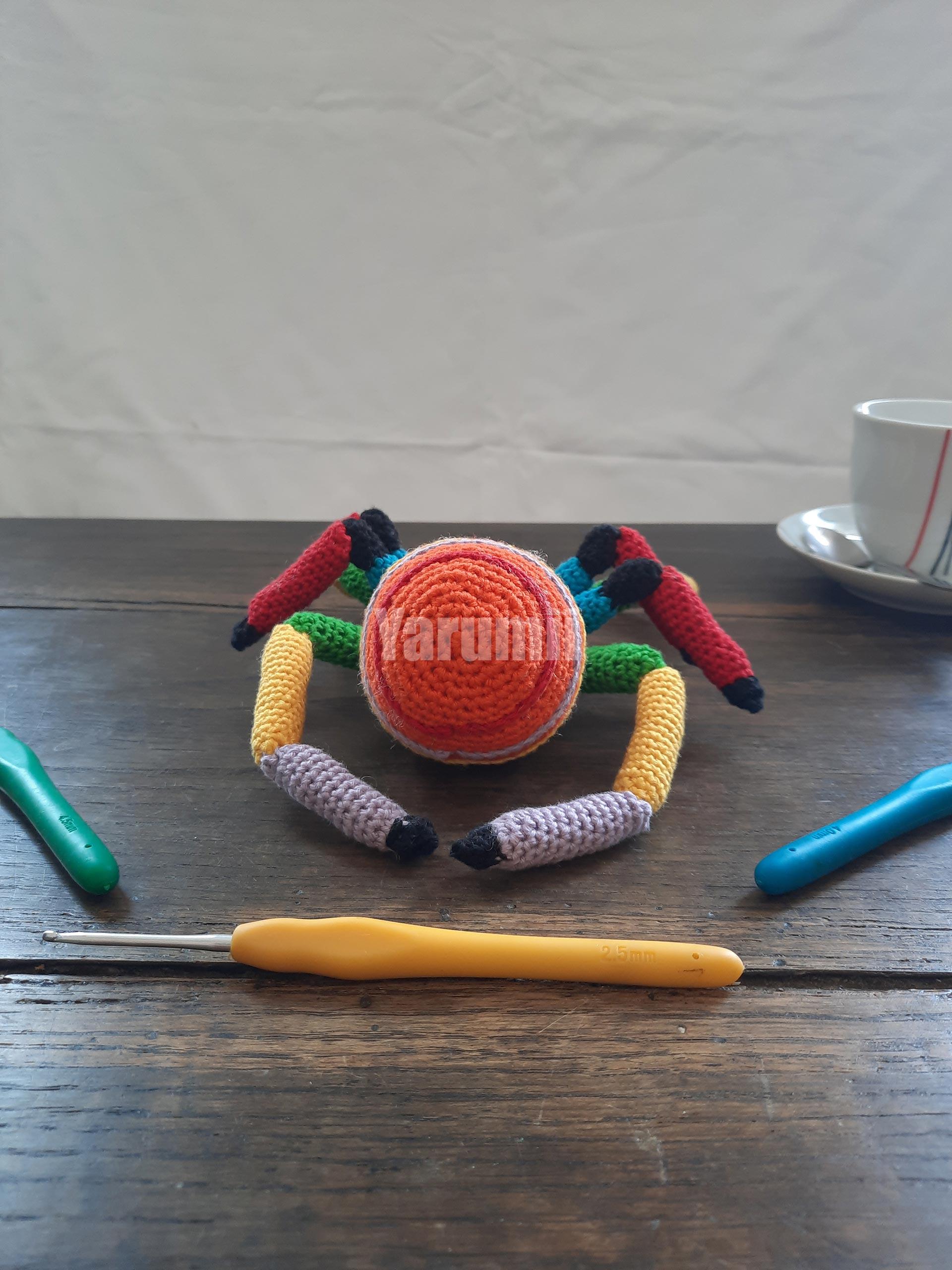 Araignée au crochet - Création Yarumii Araignée au crochet - Création Yarumii