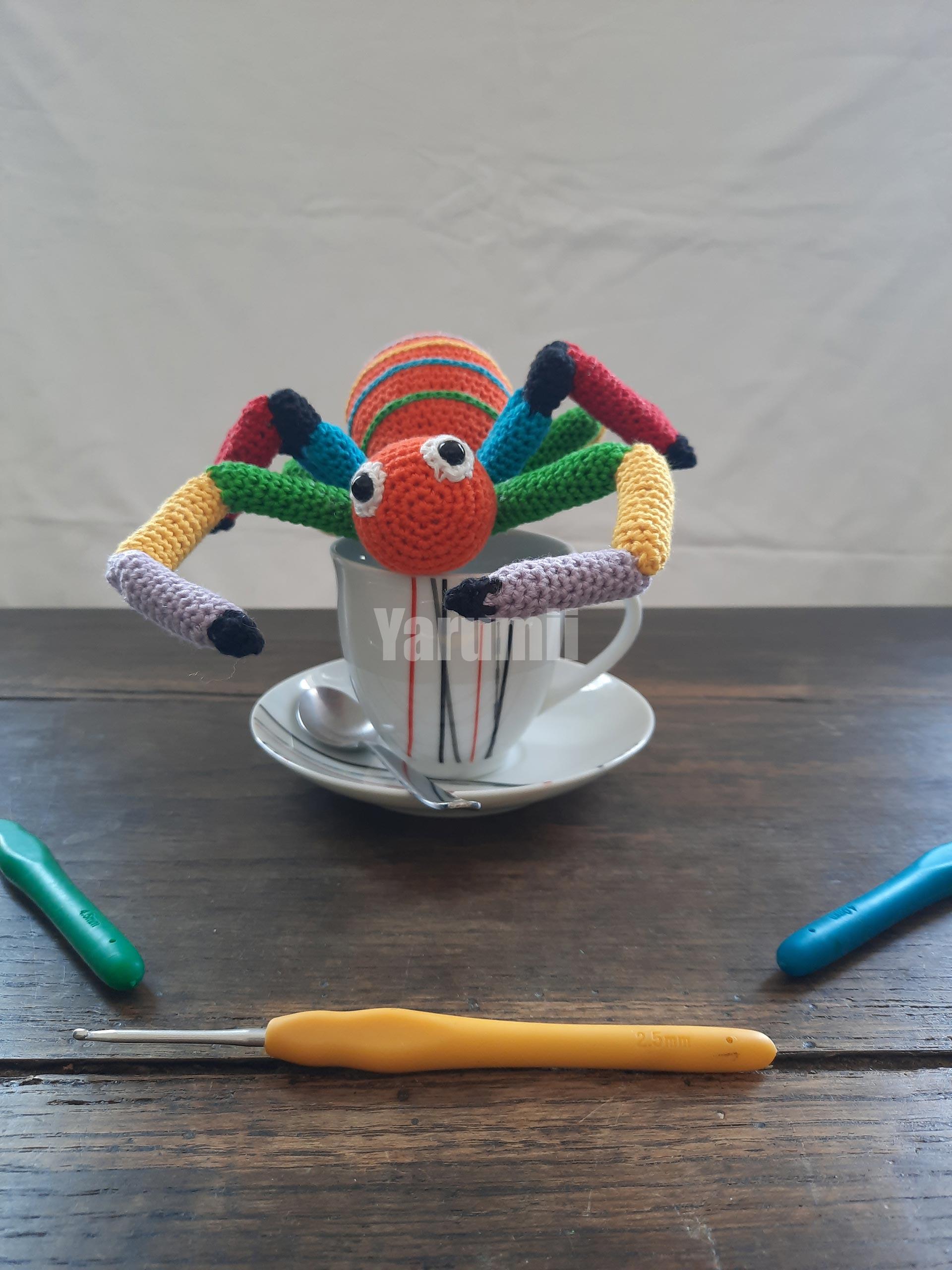 Araignée au crochet - Création Yarumii Araignée au crochet - Création Yarumii