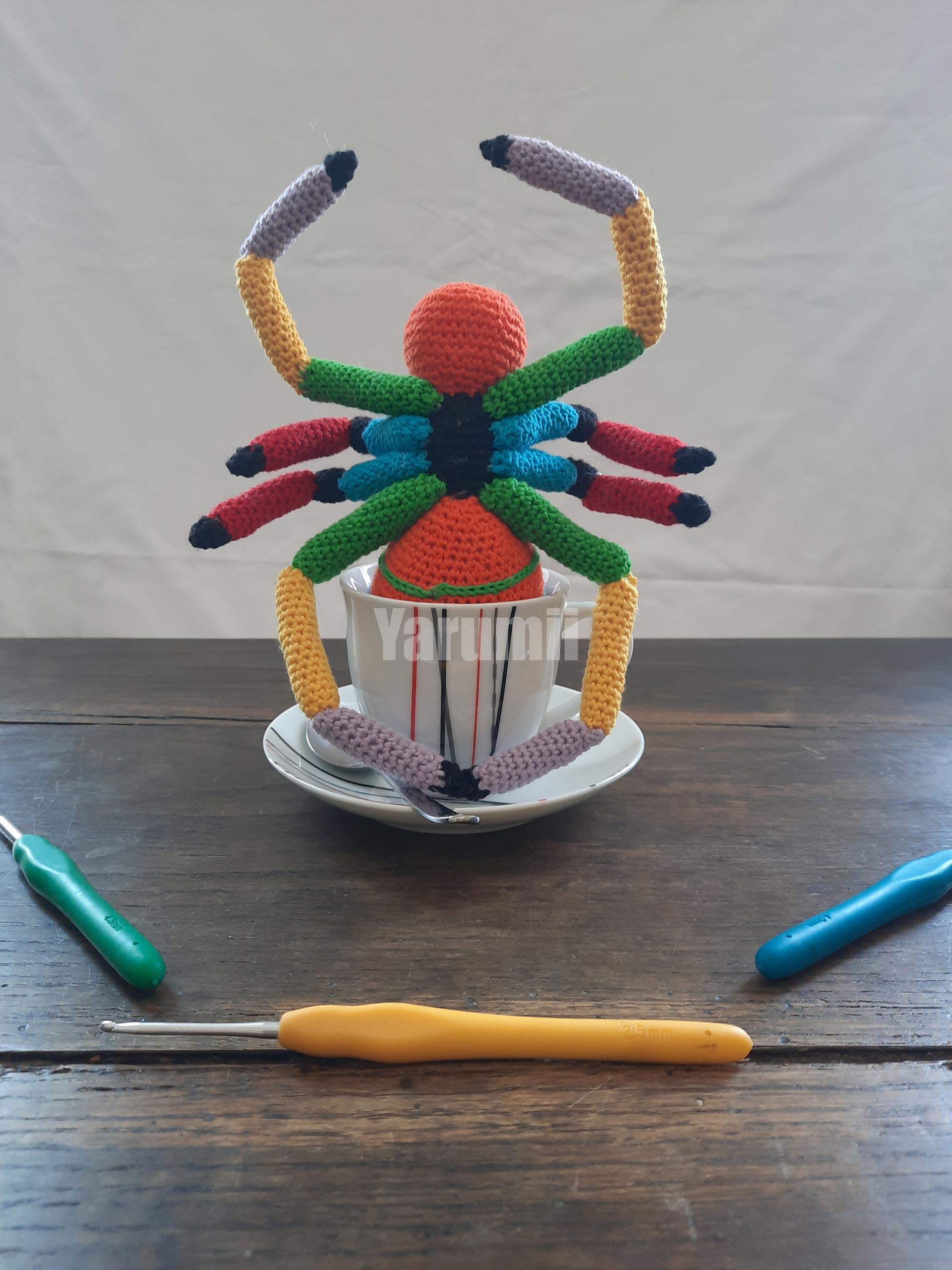 Araignée au crochet - Création Yarumii Araignée au crochet - Création Yarumii