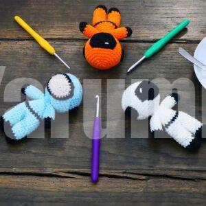 Astronaute au crochet - Création Yarumii