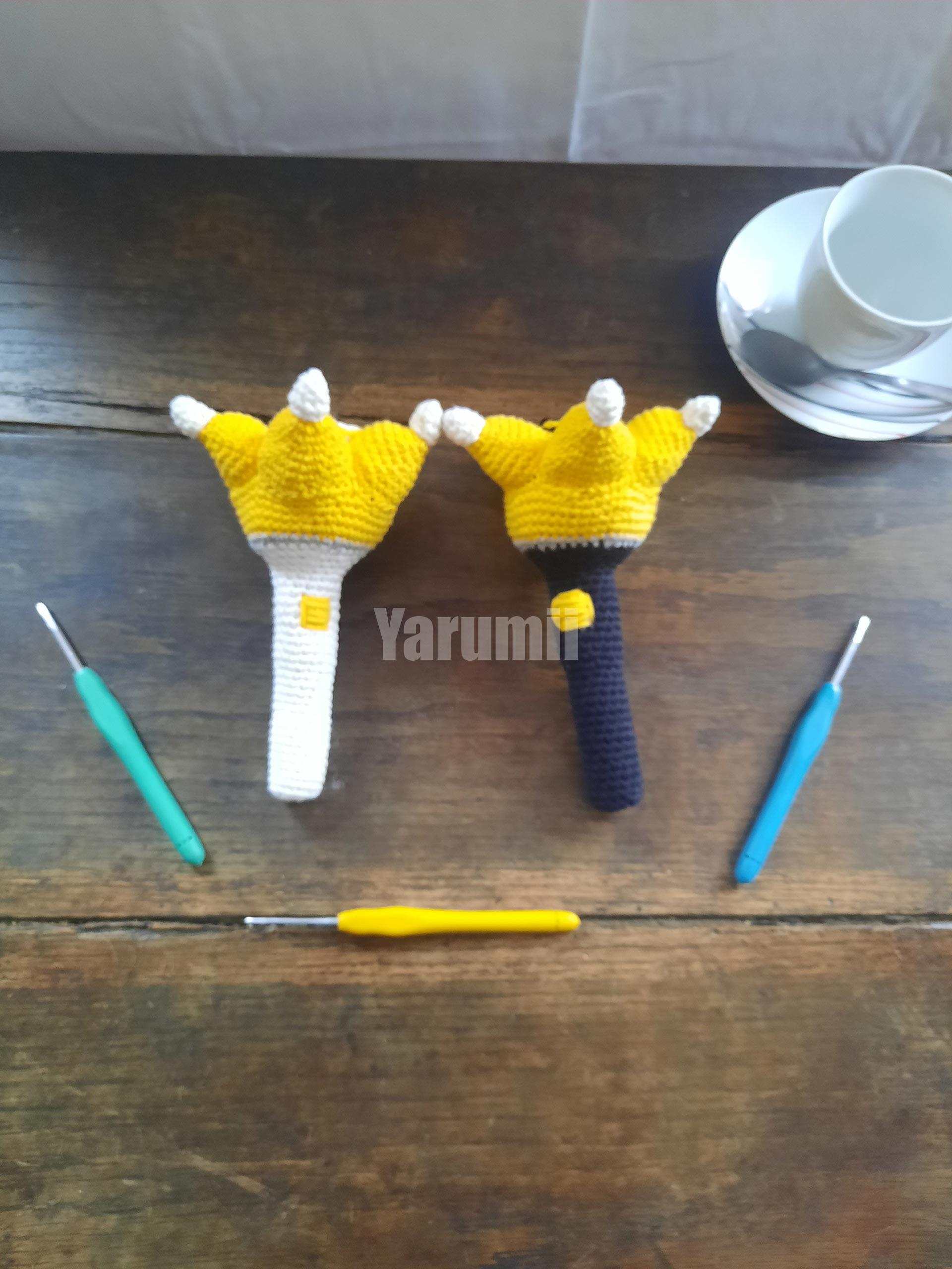 Lightstick "Bang Bong" des Big Bang au crochet - Yarumii Lightstick "Bang Bong" des Big Bang au crochet - Yarumii