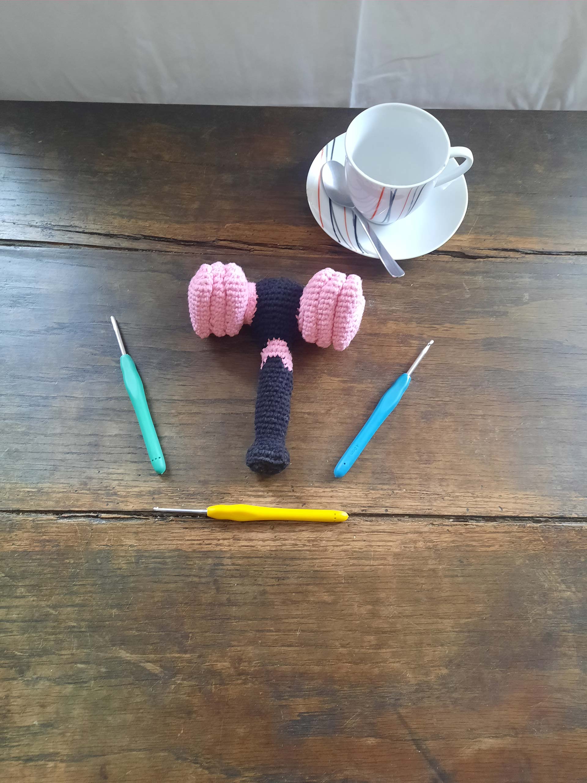 Lightstick "Bi-ping-pong" des Blackpink au crochet Lightstick "Bi-ping-pong" des Blackpink au crochet