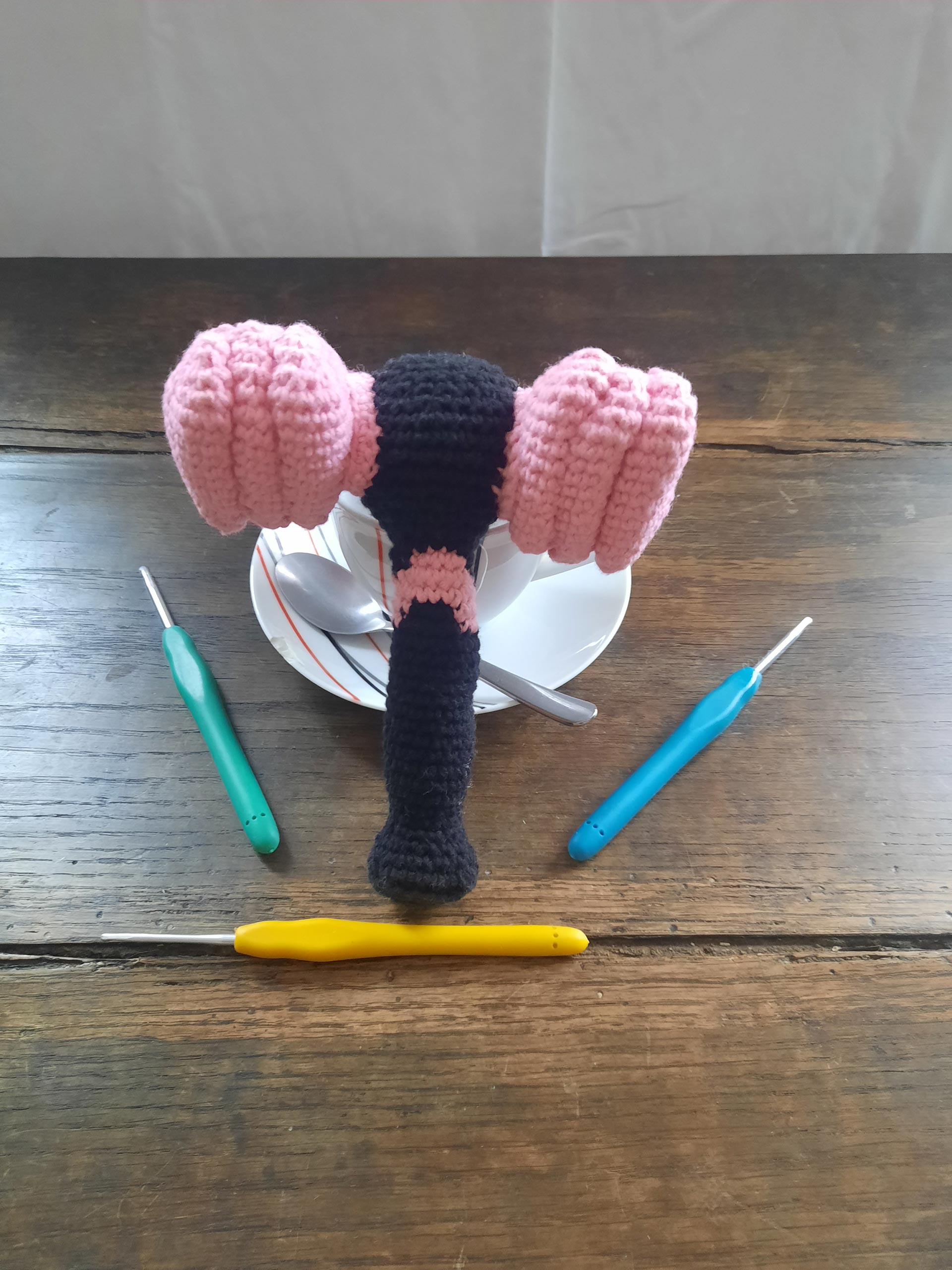 Lightstick "Bi-ping-pong" des Blackpink au crochet Lightstick "Bi-ping-pong" des Blackpink au crochet