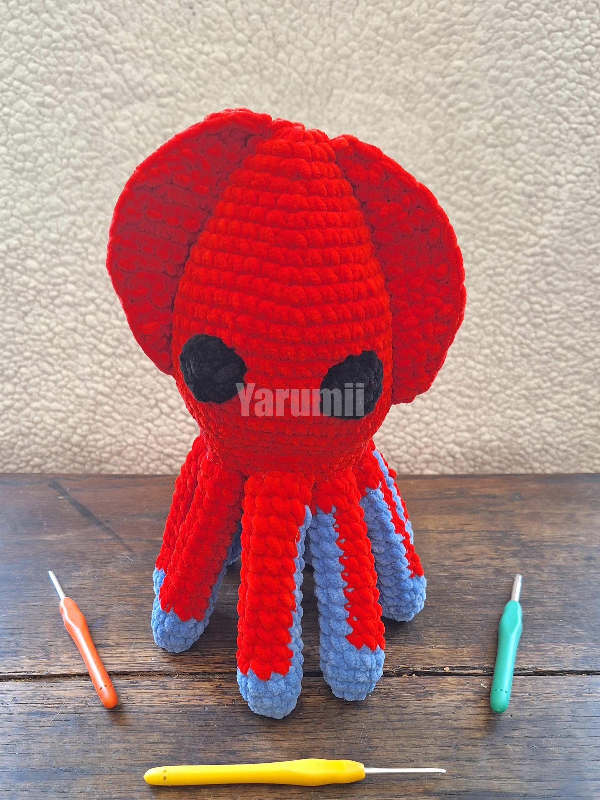 Calamar au crochet - Création Yarumii Calamar au crochet - Création Yarumii