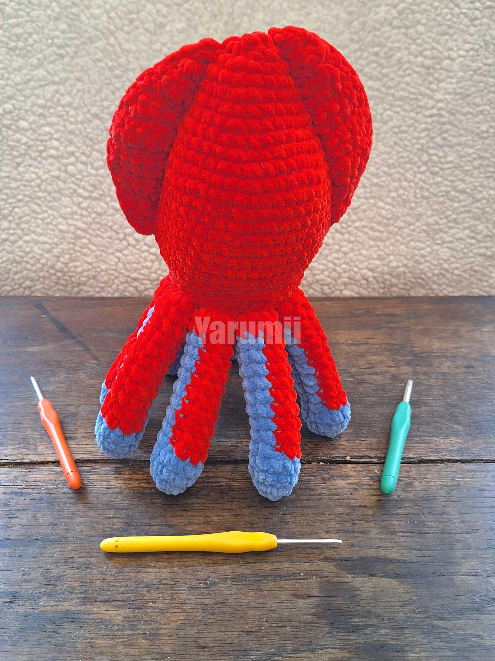 Calamar au crochet - Création Yarumii Calamar au crochet - Création Yarumii