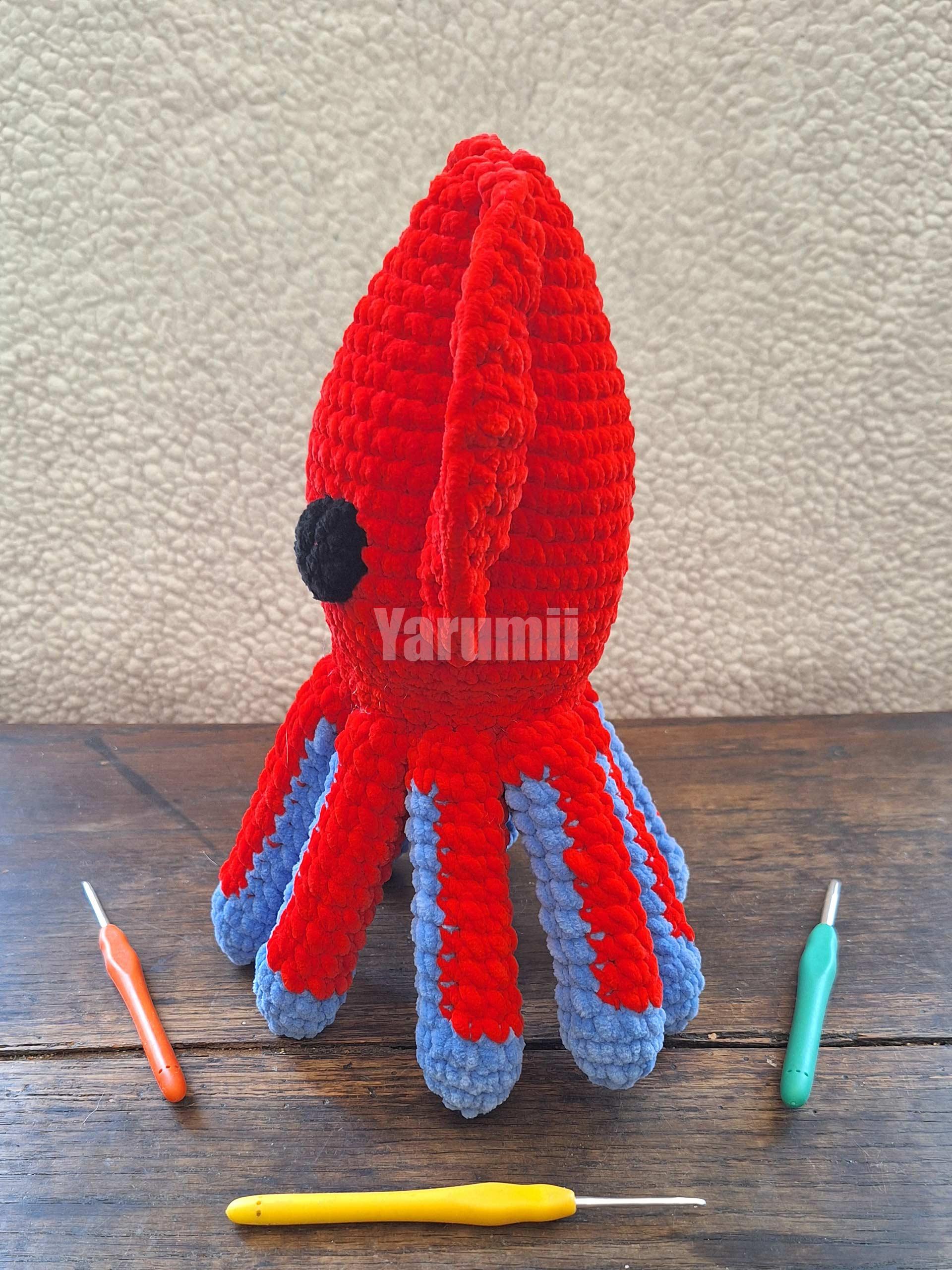 Calamar au crochet - Création Yarumii Calamar au crochet - Création Yarumii