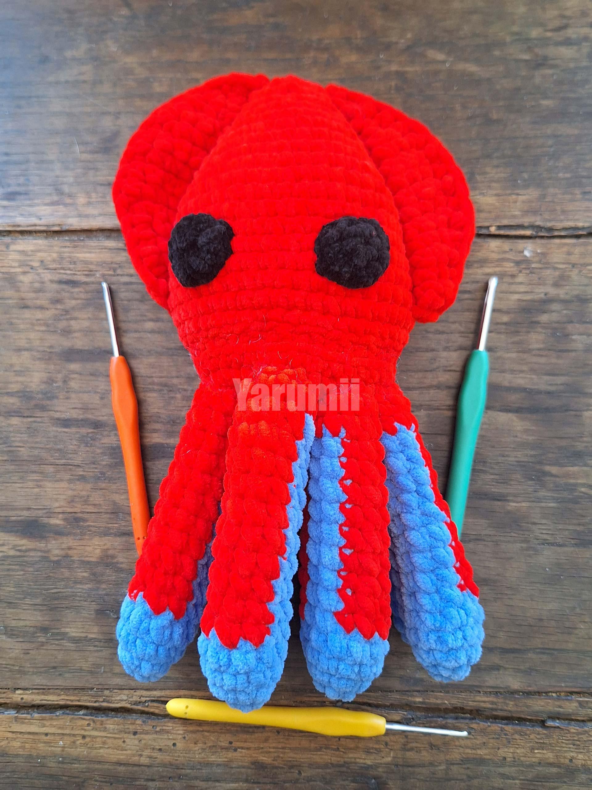 Calamar au crochet - Création Yarumii Calamar au crochet - Création Yarumii