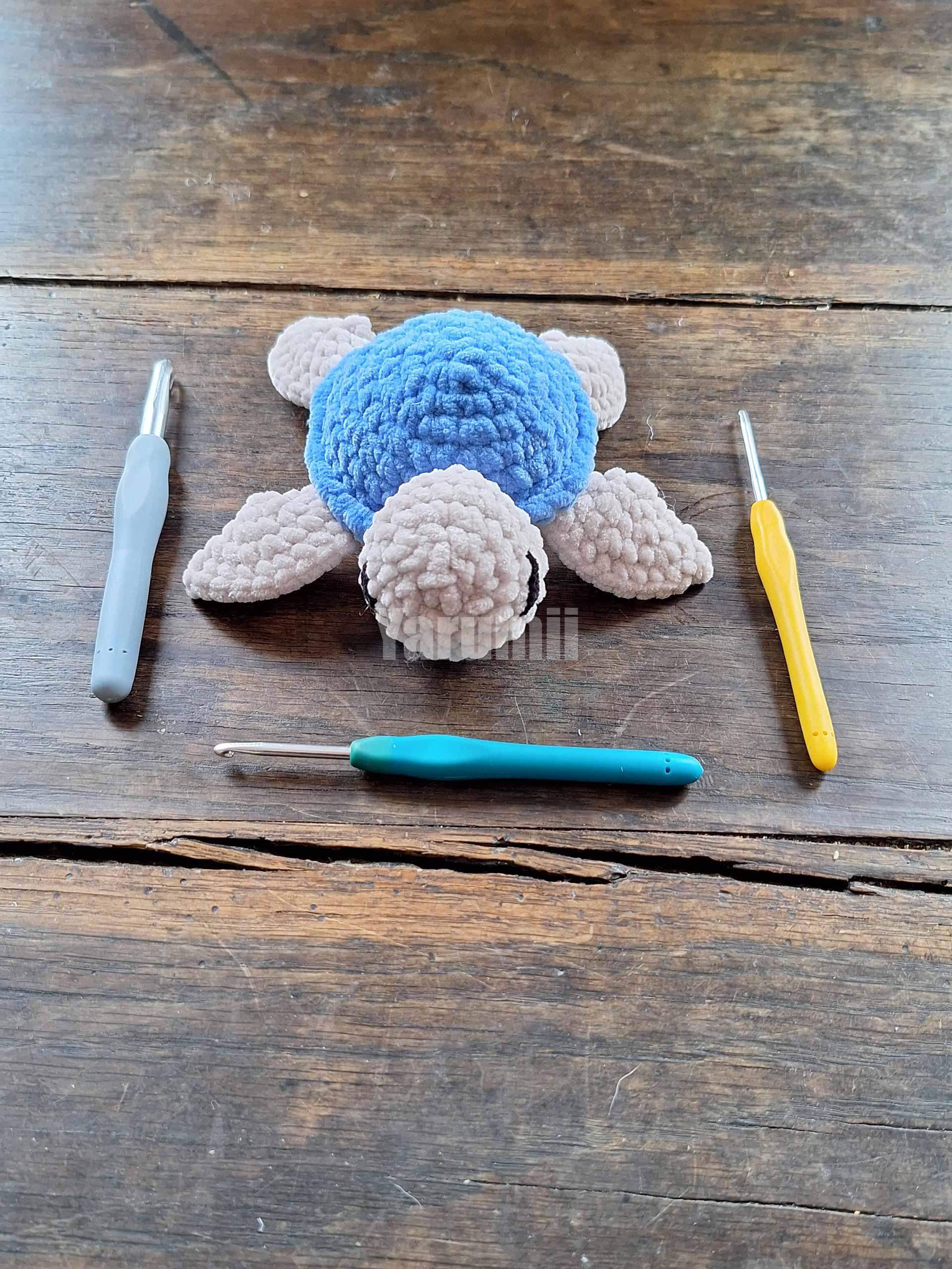 Tortue (bleue) au crochet - Création Yarumii Tortue (bleue) au crochet - Création Yarumii