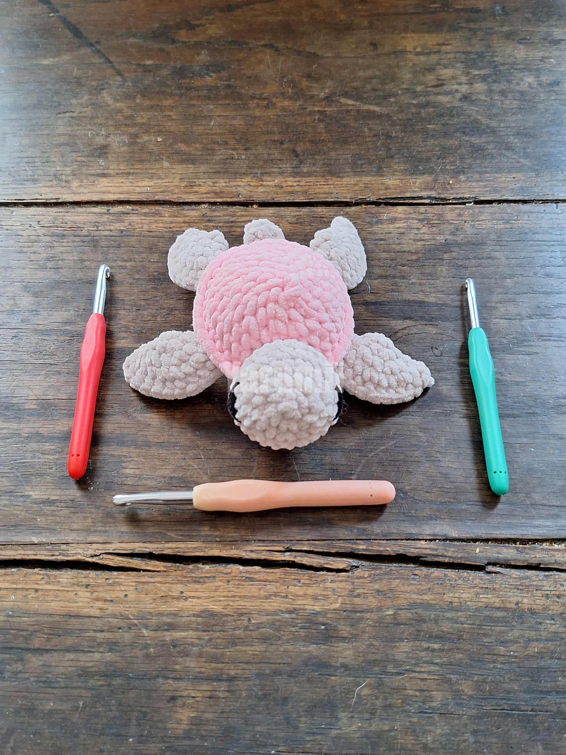 Tortue (rose) au crochet - Création Yarumii Tortue (rose) au crochet - Création Yarumii