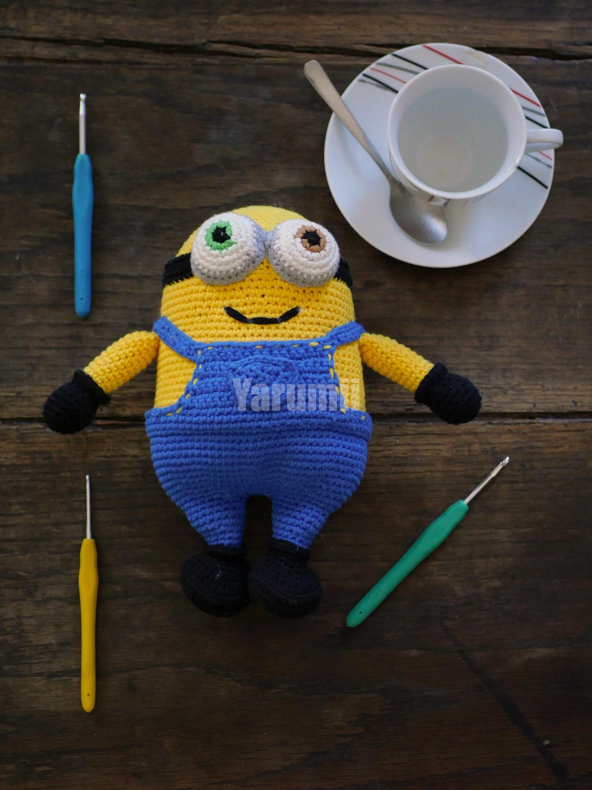 Bob le Minion au crochet - Yarumii Bob le Minion au crochet - Yarumii