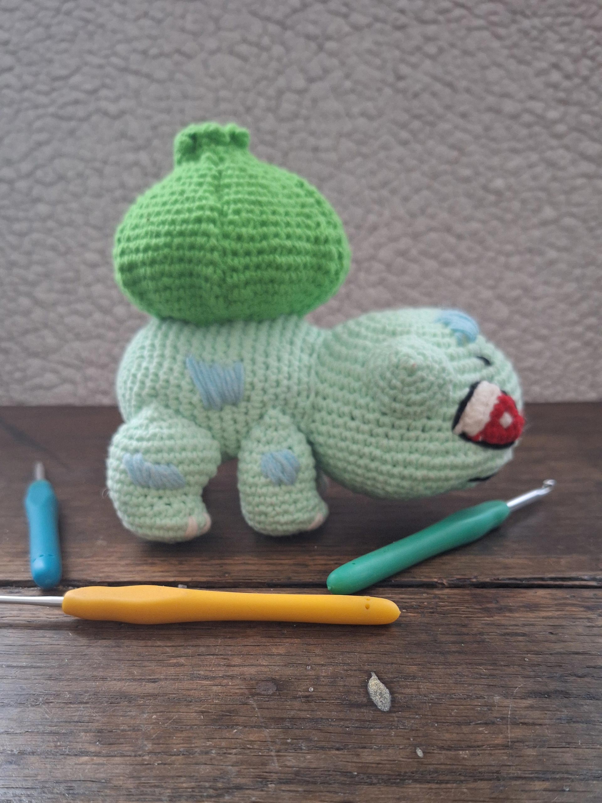 Bulbizarre au crochet Bulbizarre au crochet
