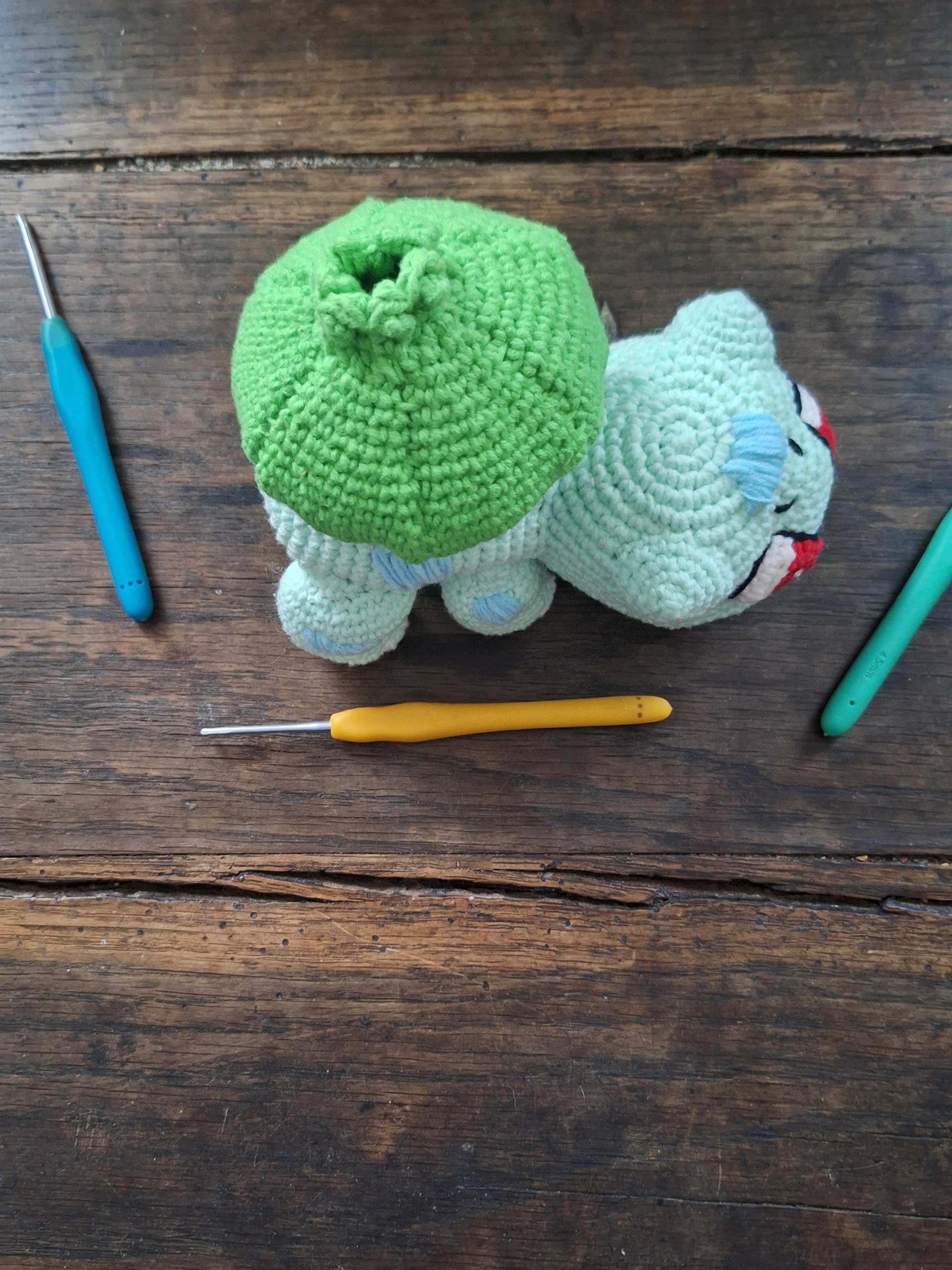 Bulbizarre au crochet Bulbizarre au crochet