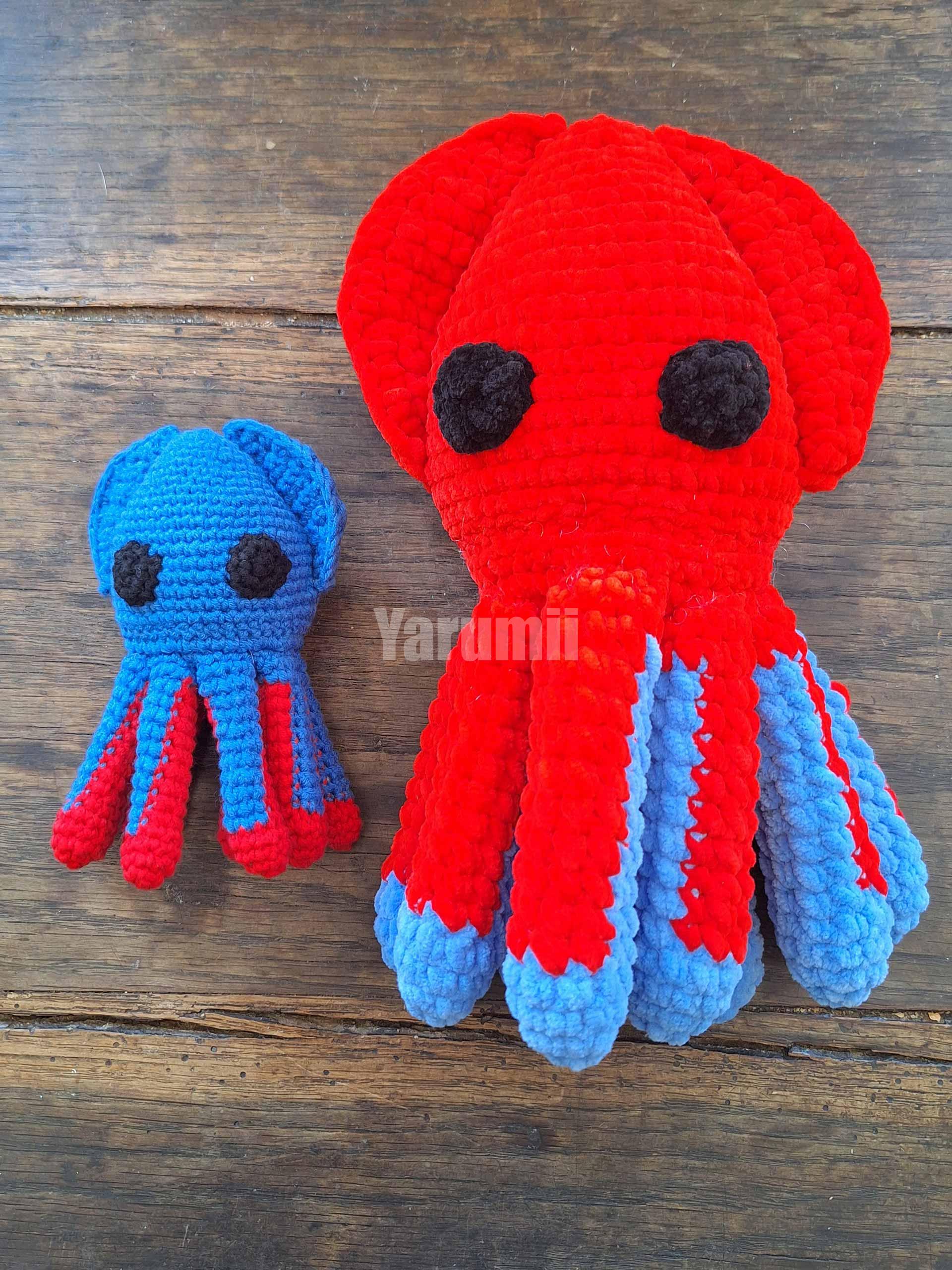 Calamar au crochet - Création Yarumii Calamar au crochet - Création Yarumii