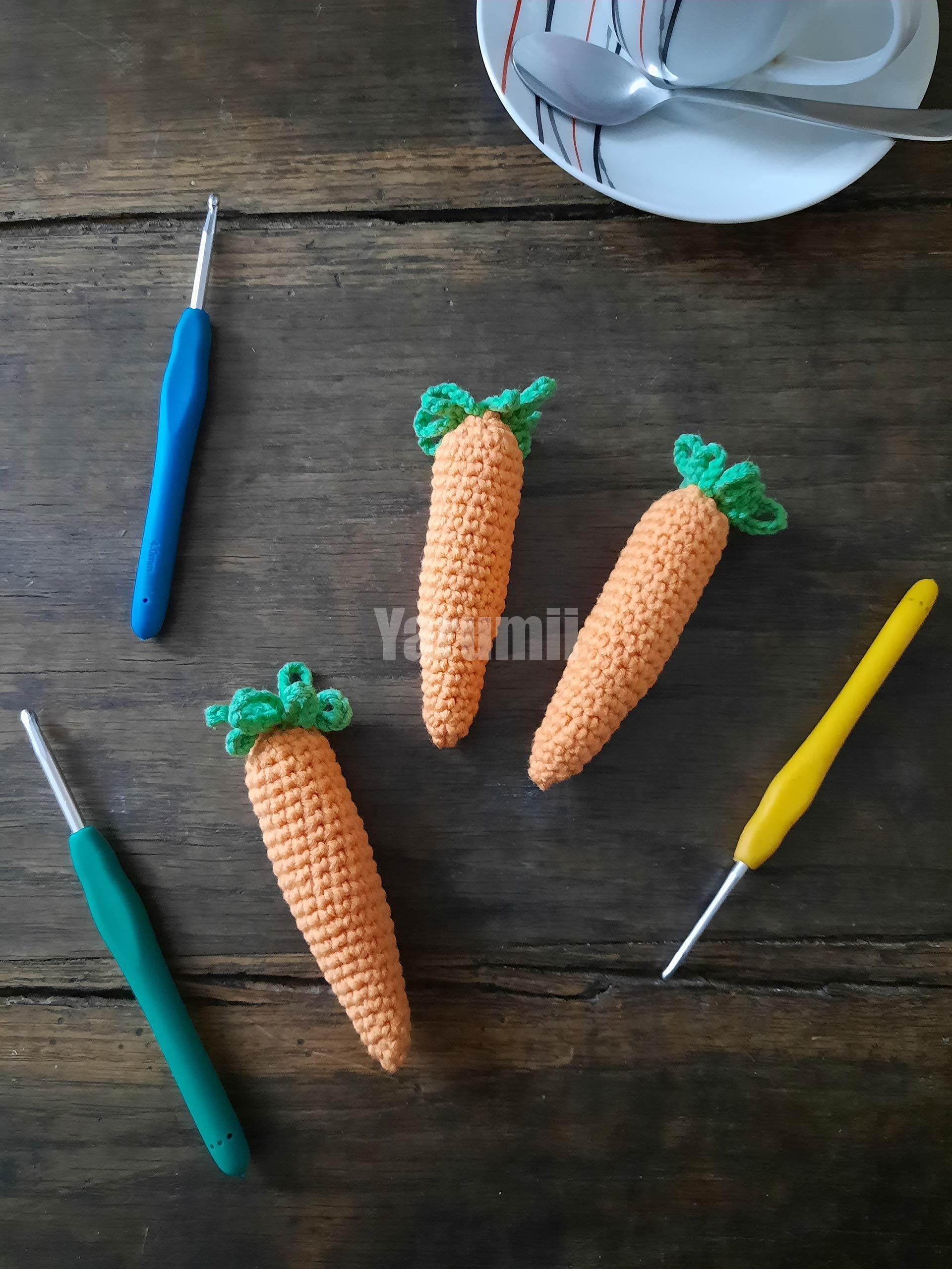 Carotte au crochet - Yarumii Carotte au crochet - Yarumii