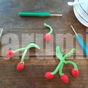 Cerise au crochet - Yarumii