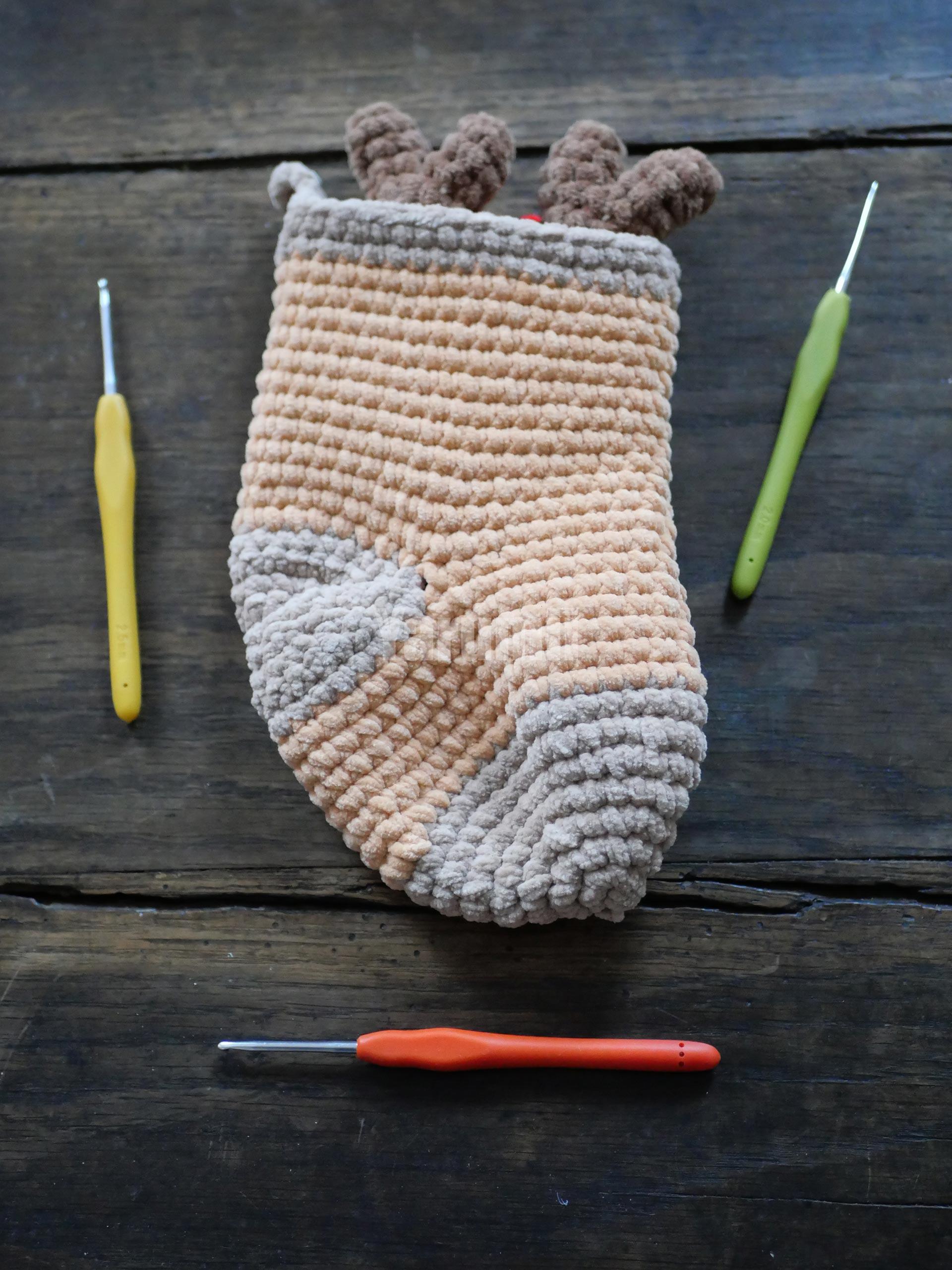Chaussettes Renne au crochet - Yarumii Chaussettes Renne au crochet - Yarumii