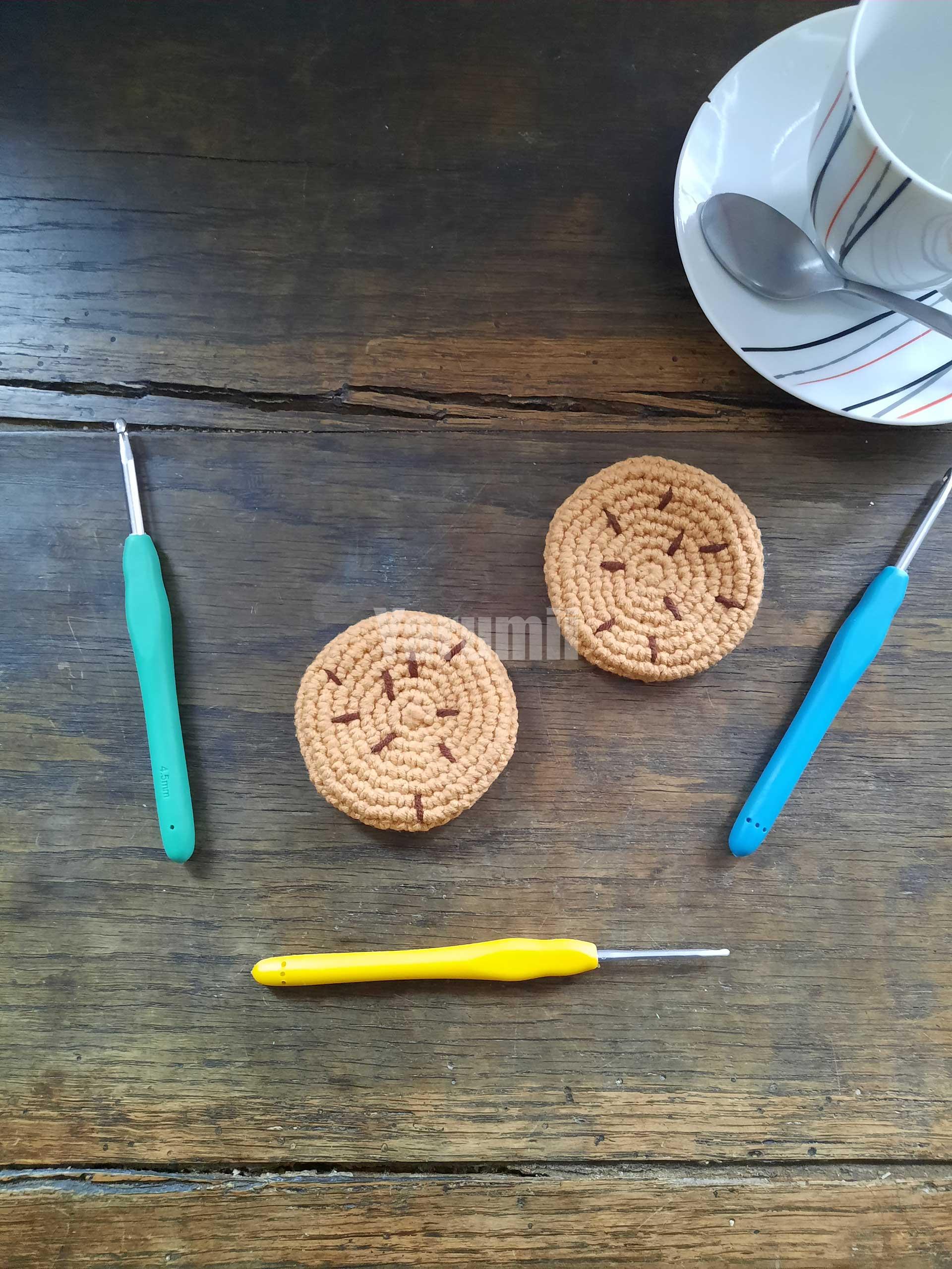 Cookie au crochet - Création Yarumii Cookie au crochet - Création Yarumii