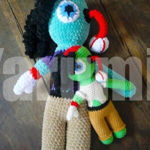 Zombie au crochet - Création Yarumii