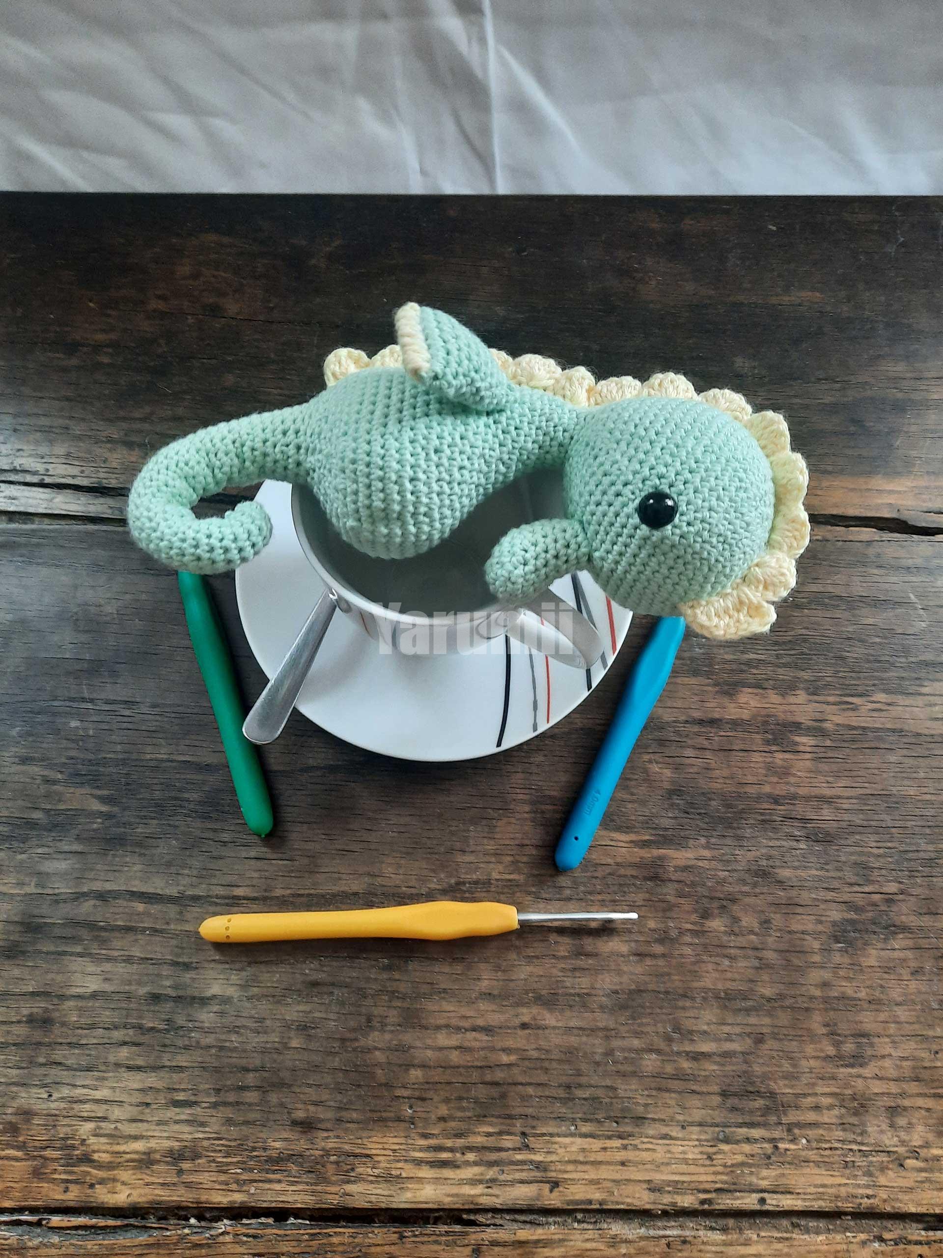 Hippocampe au crochet - Création Yarumii Hippocampe au crochet - Création Yarumii