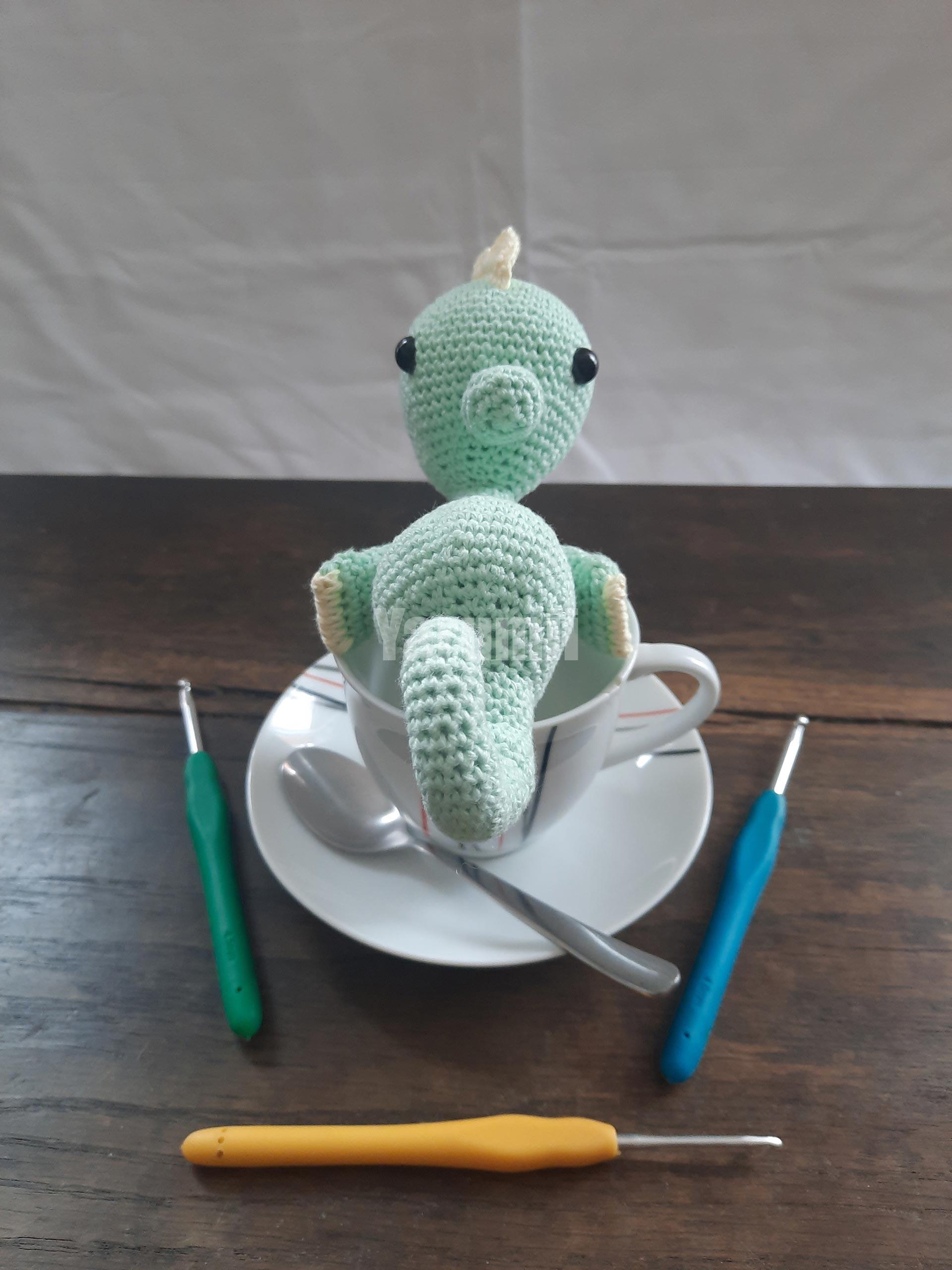 Hippocampe au crochet - Création Yarumii Hippocampe au crochet - Création Yarumii