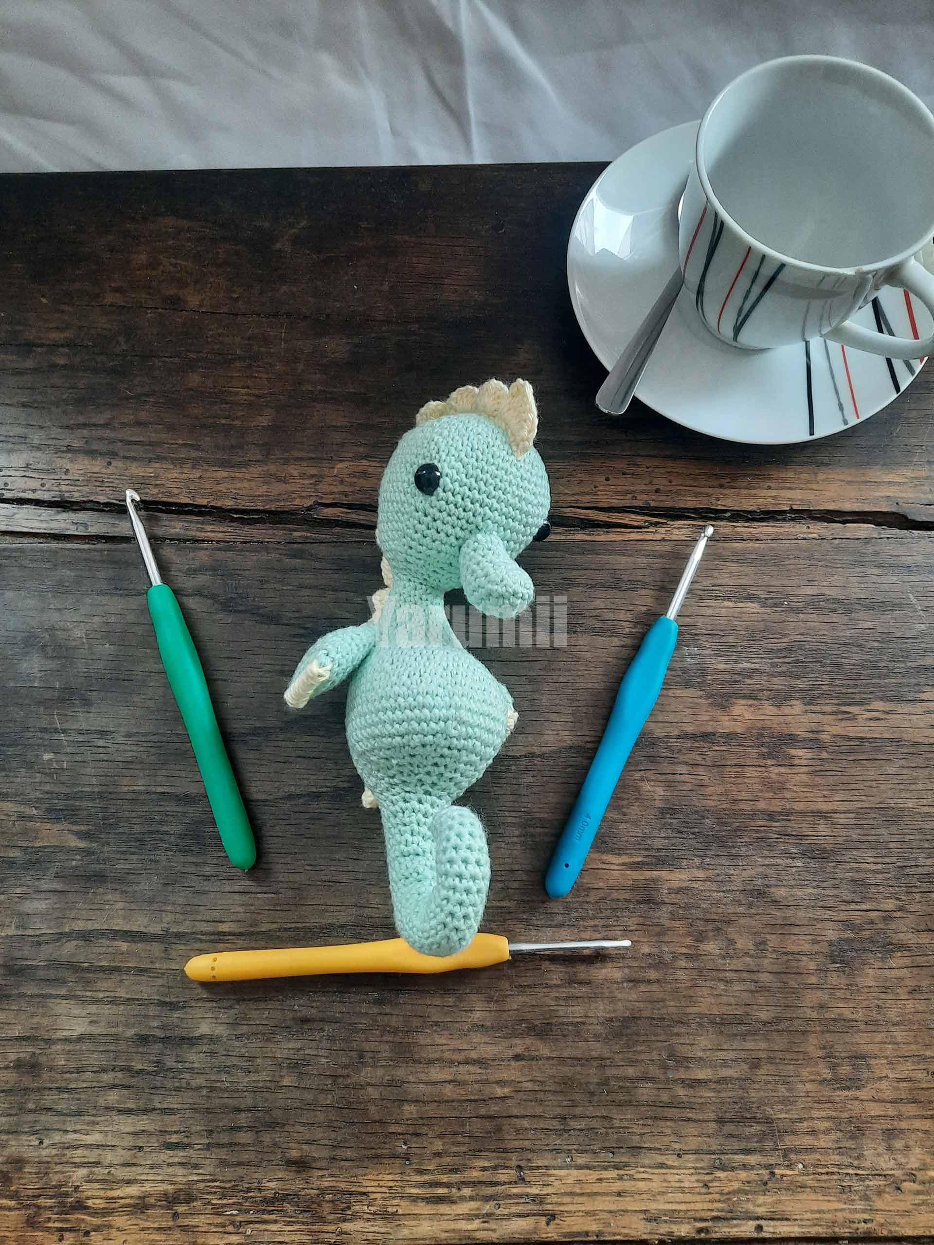 Hippocampe au crochet - Création Yarumii Hippocampe au crochet - Création Yarumii