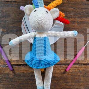 Licorne au crochet - Création Yarumii