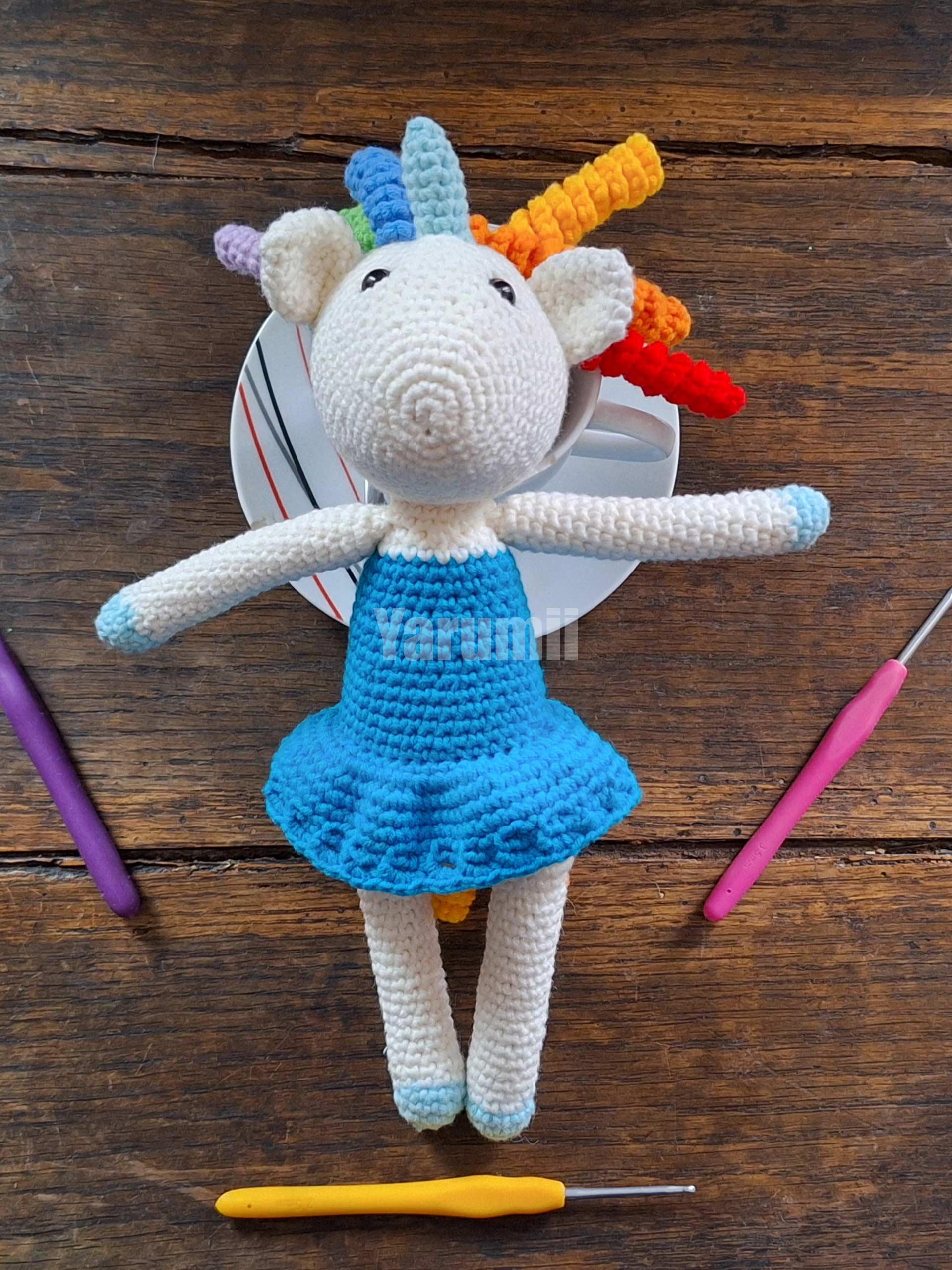 Licorne au crochet - Création Yarumii Licorne au crochet - Création Yarumii