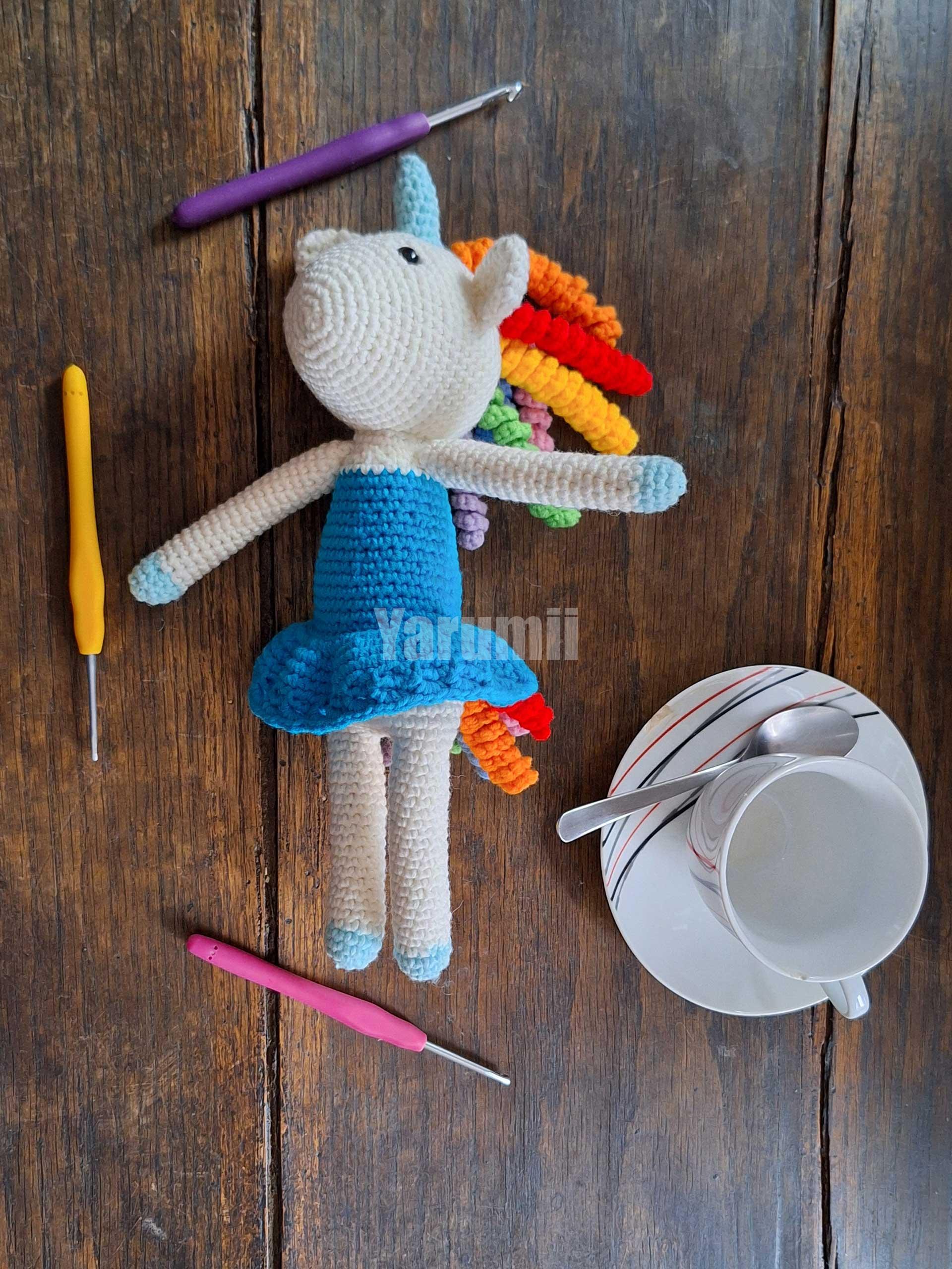 Licorne au crochet - Création Yarumii Licorne au crochet - Création Yarumii