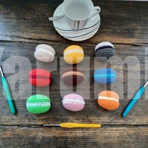 Macaron au crochet - Création Yarumii