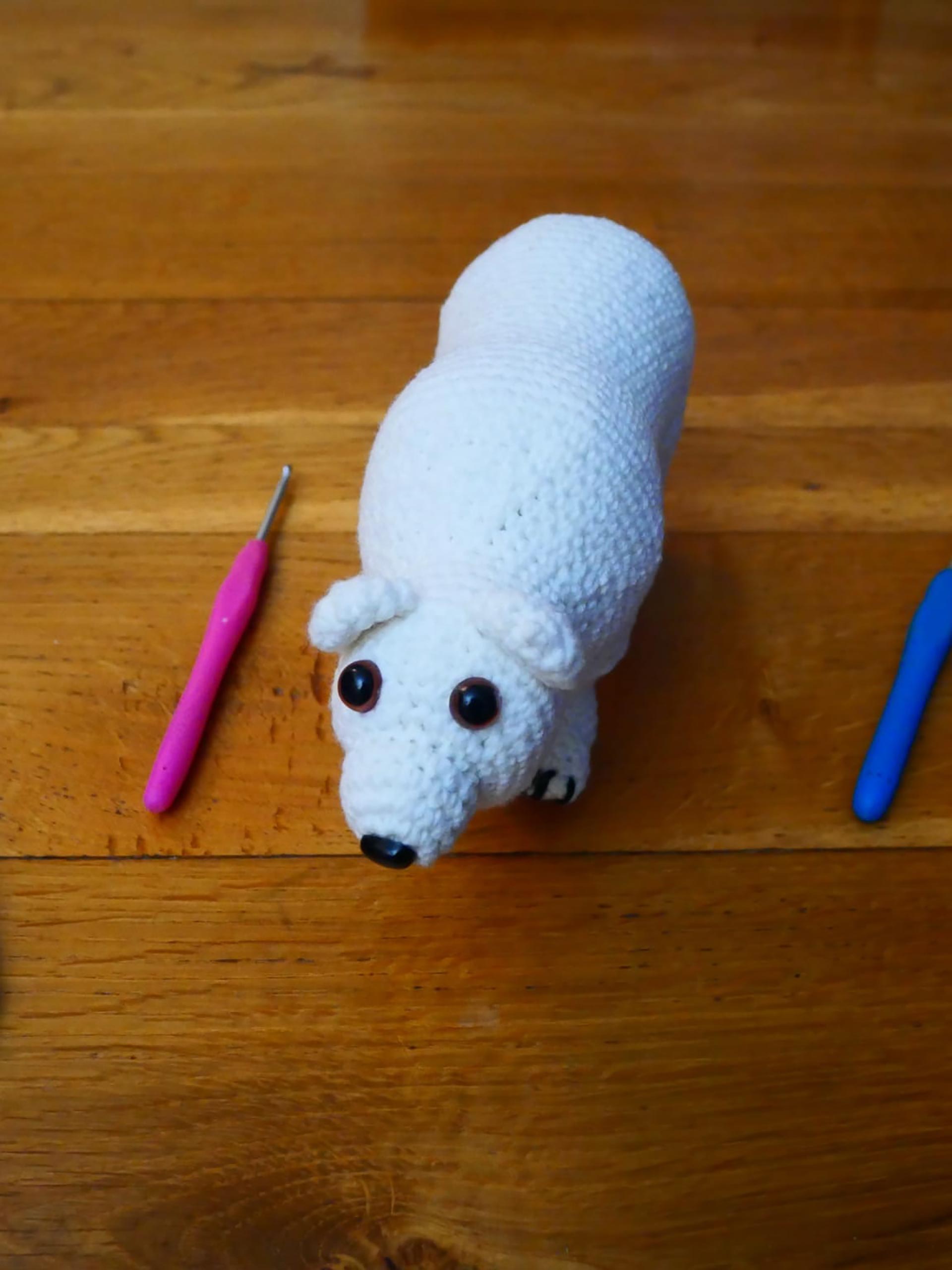 Ours (blanc) au crochet Ours (blanc) au crochet