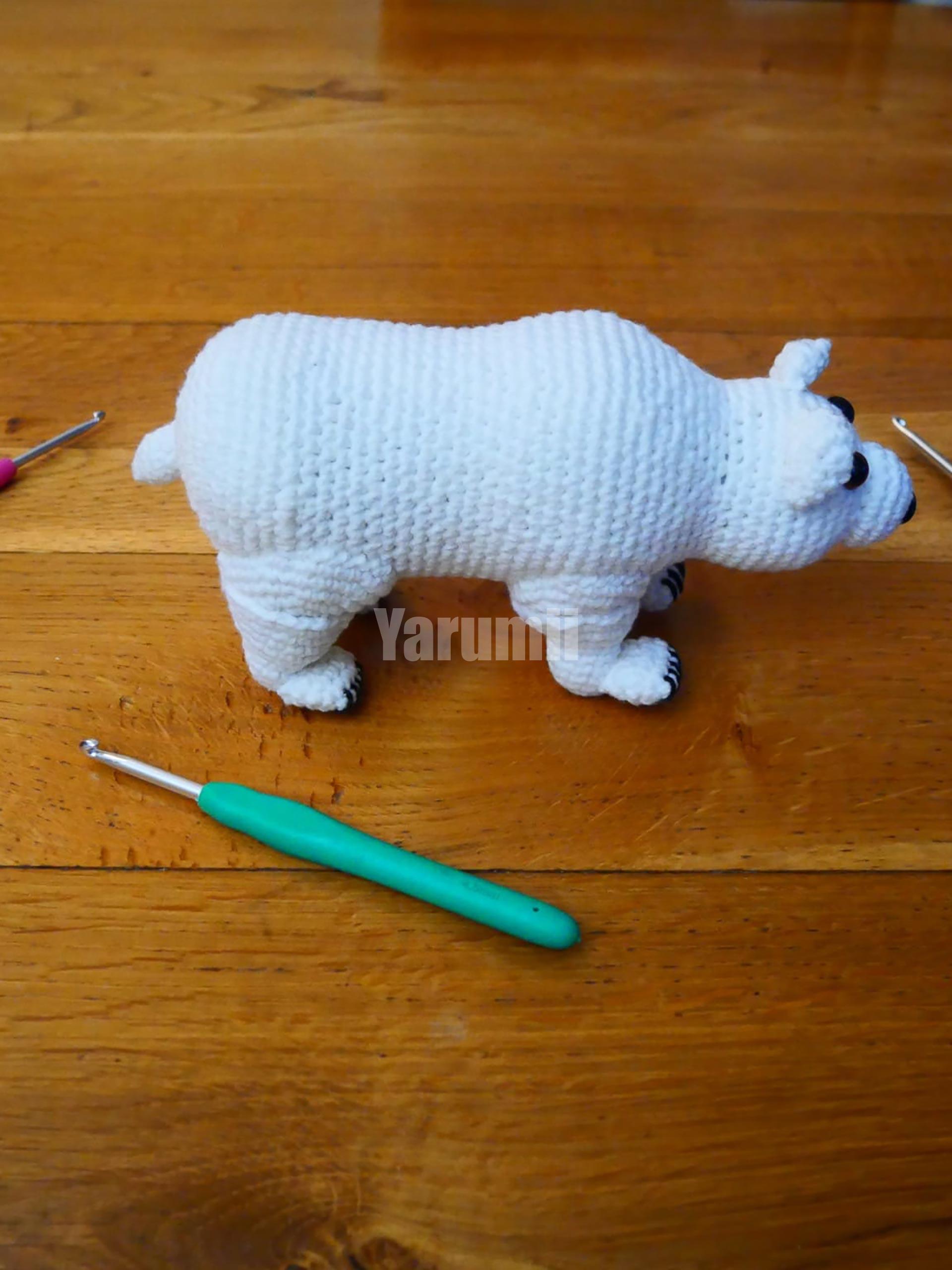 Ours (blanc) au crochet - Création Yarumii Ours (blanc) au crochet - Création Yarumii
