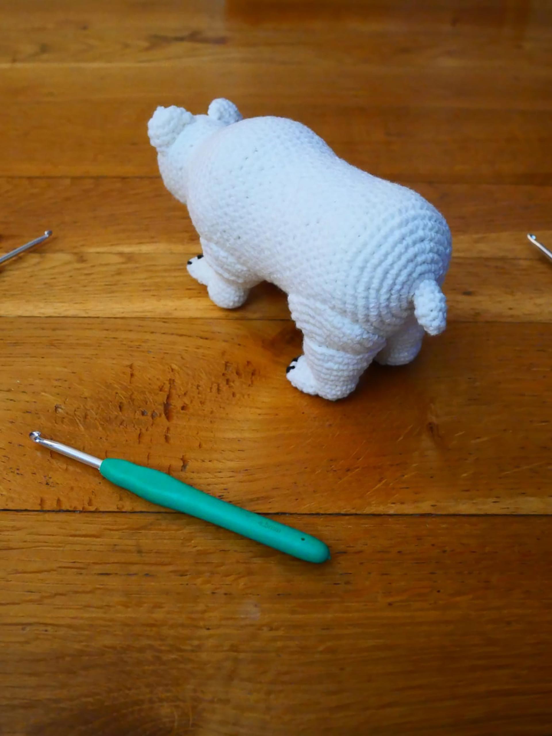 Ours (blanc) au crochet Ours (blanc) au crochet