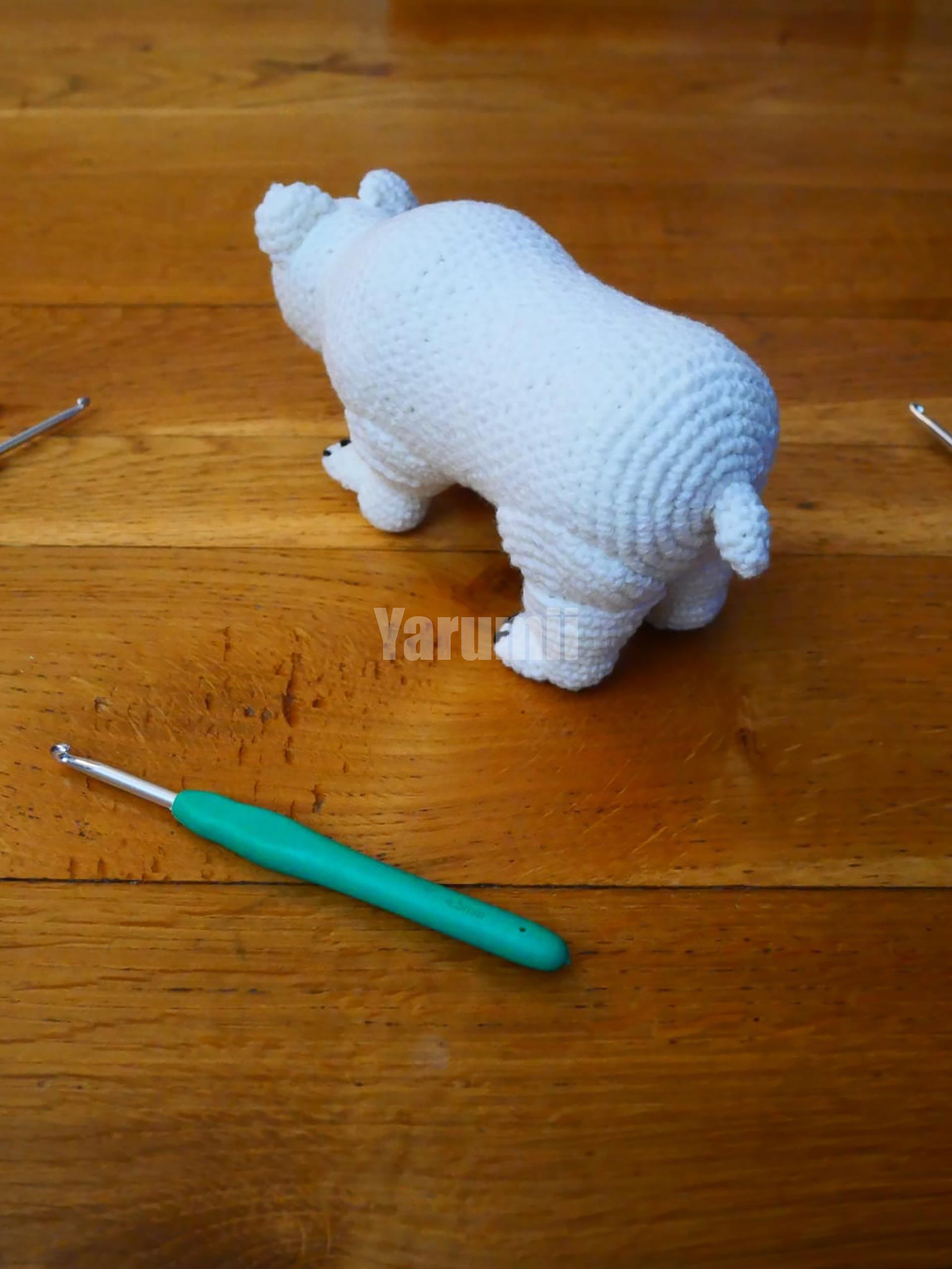 Ours (blanc) au crochet - Création Yarumii Ours (blanc) au crochet - Création Yarumii