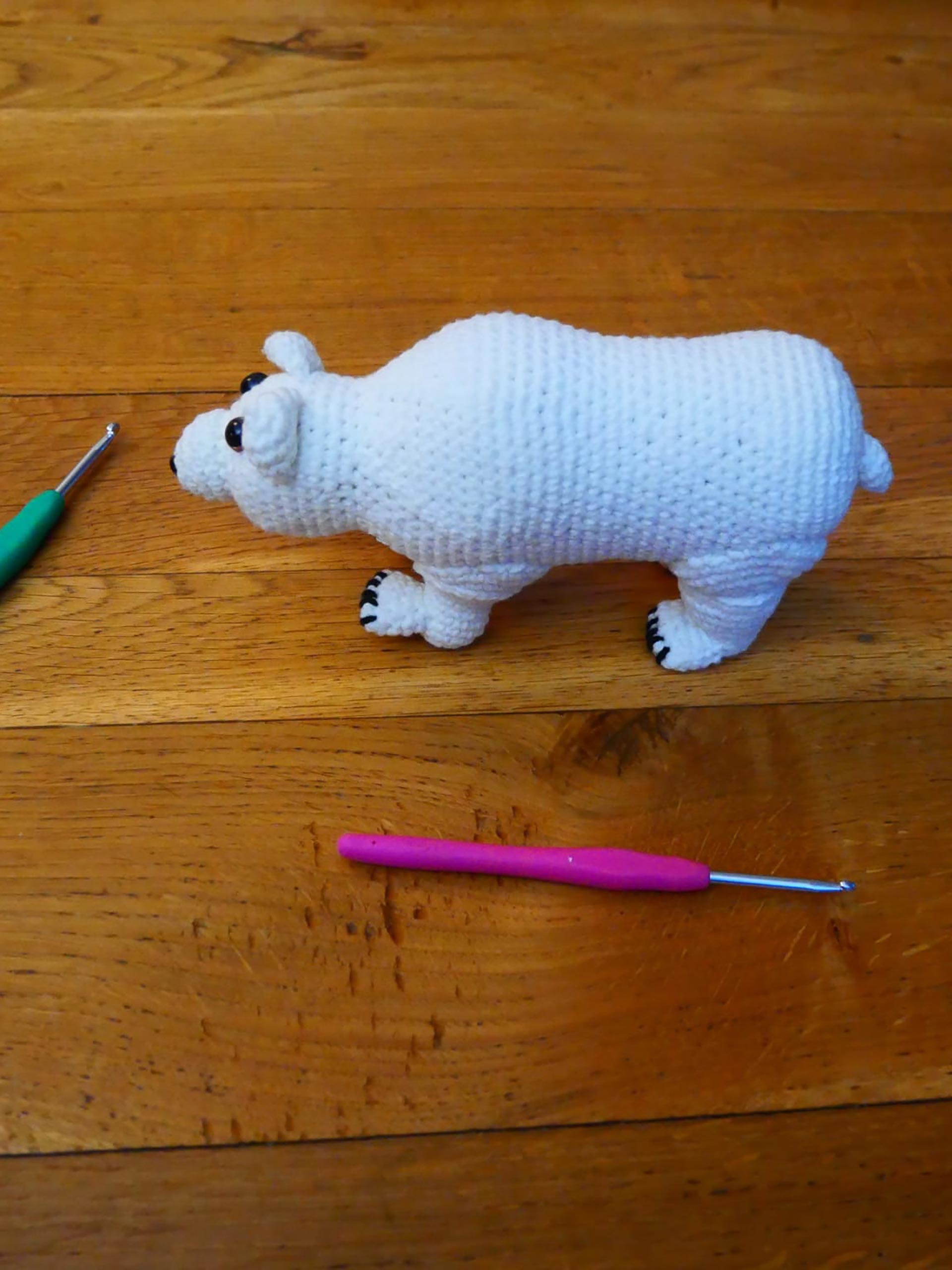 Ours (blanc) au crochet Ours (blanc) au crochet