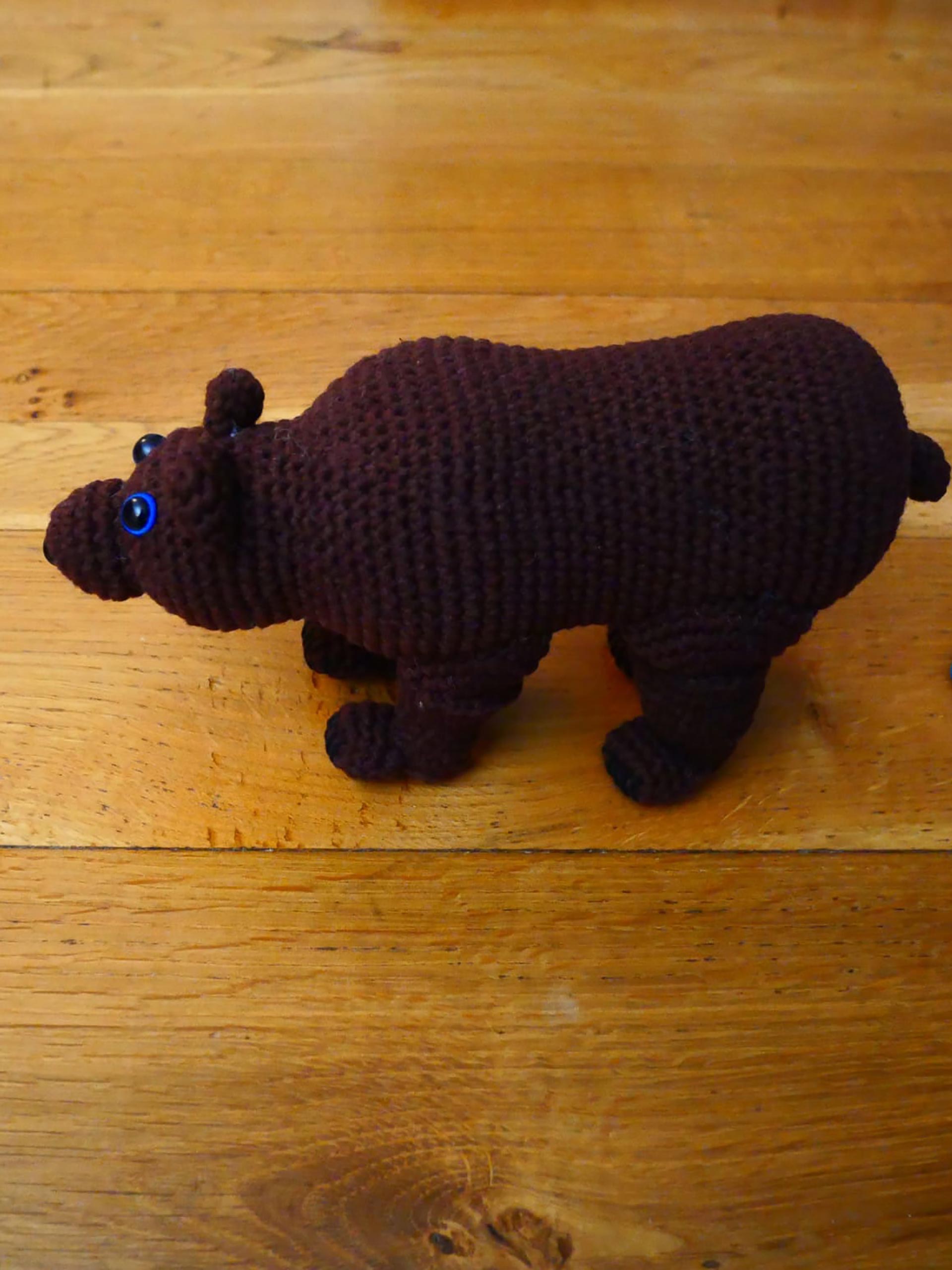 ours marron 2 Ours (marron) au crochet