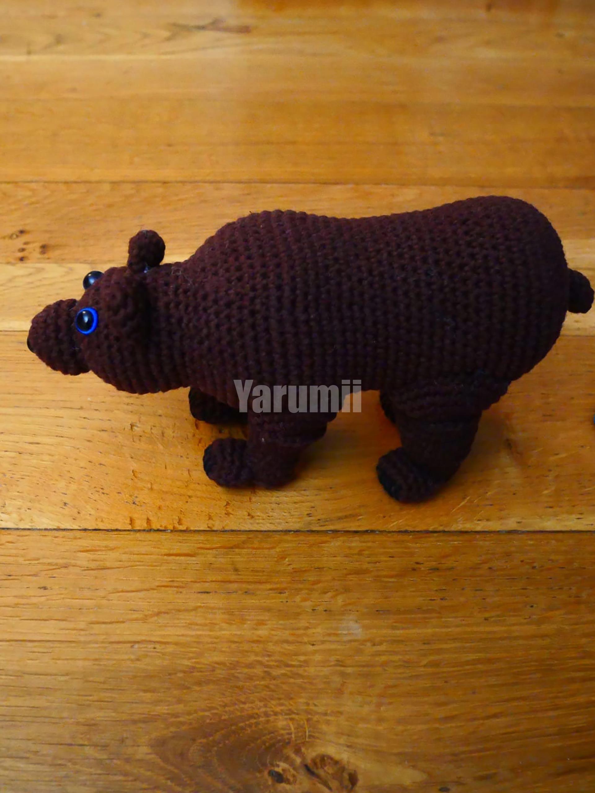 Ours (marron) au crochet - Création Yarumii Ours (marron) au crochet - Création Yarumii