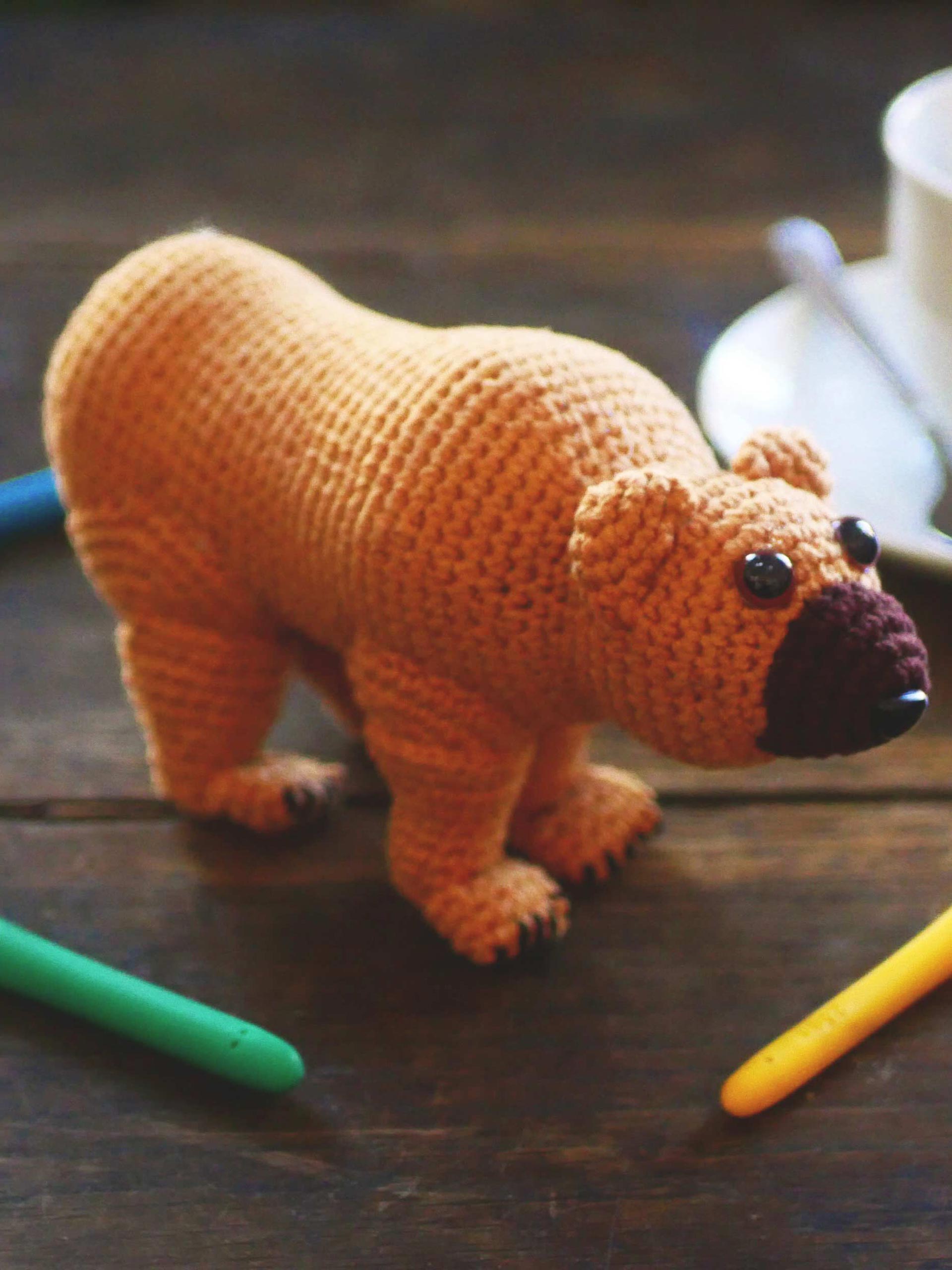 Ours (caramel) au crochet Ours (caramel) au crochet