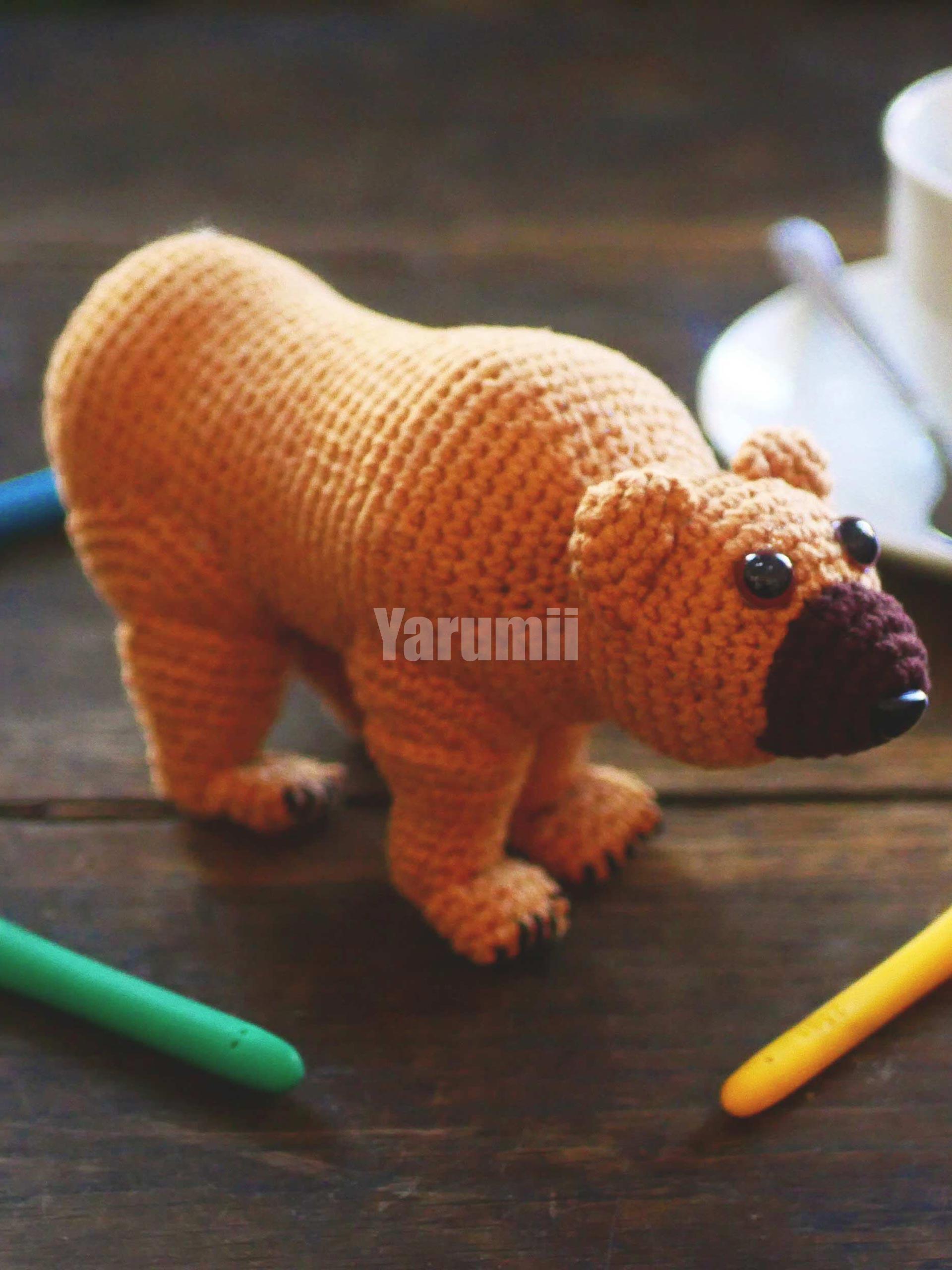 Ours (caramel) au crochet - Création Yarumii Ours (caramel) au crochet - Création Yarumii