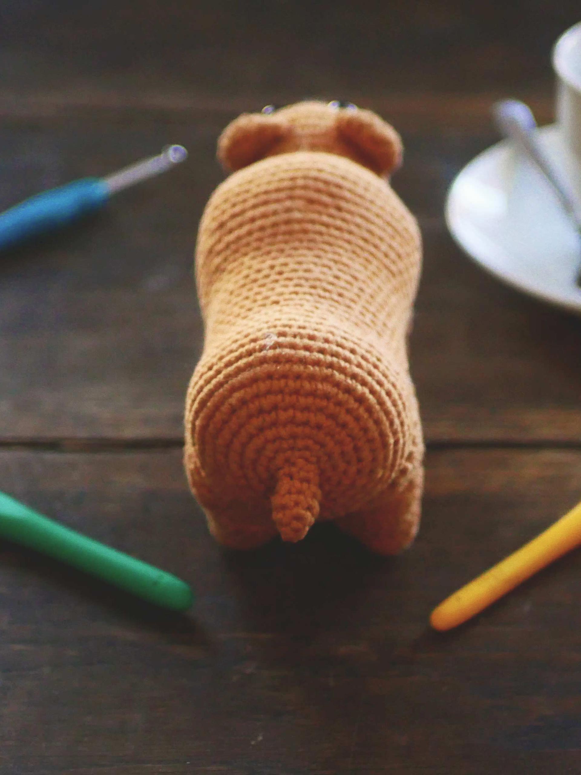 Ours (caramel) au crochet Ours (caramel) au crochet