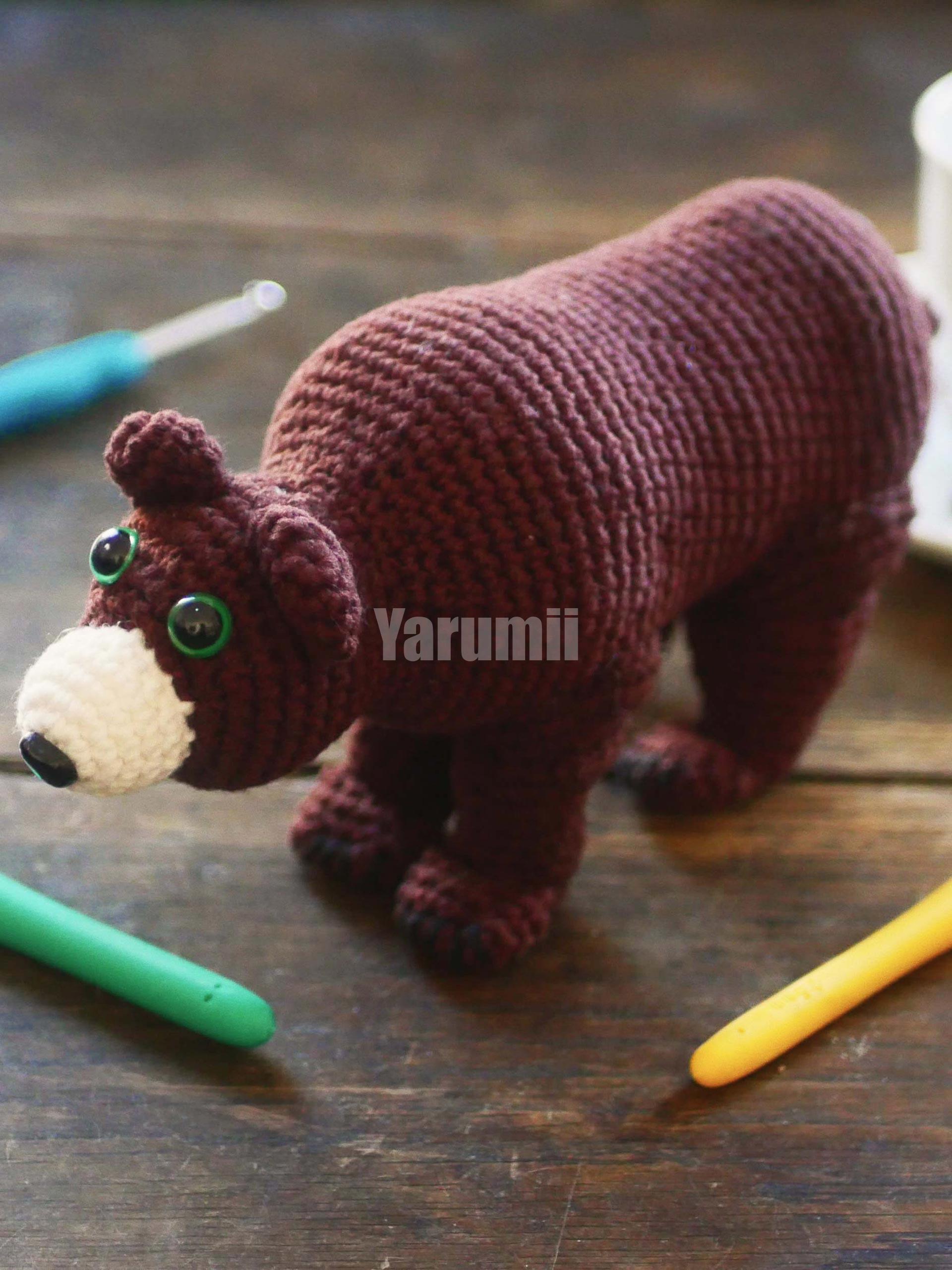 Ours (marron) au crochet - Création Yarumii Ours (marron) au crochet - Création Yarumii