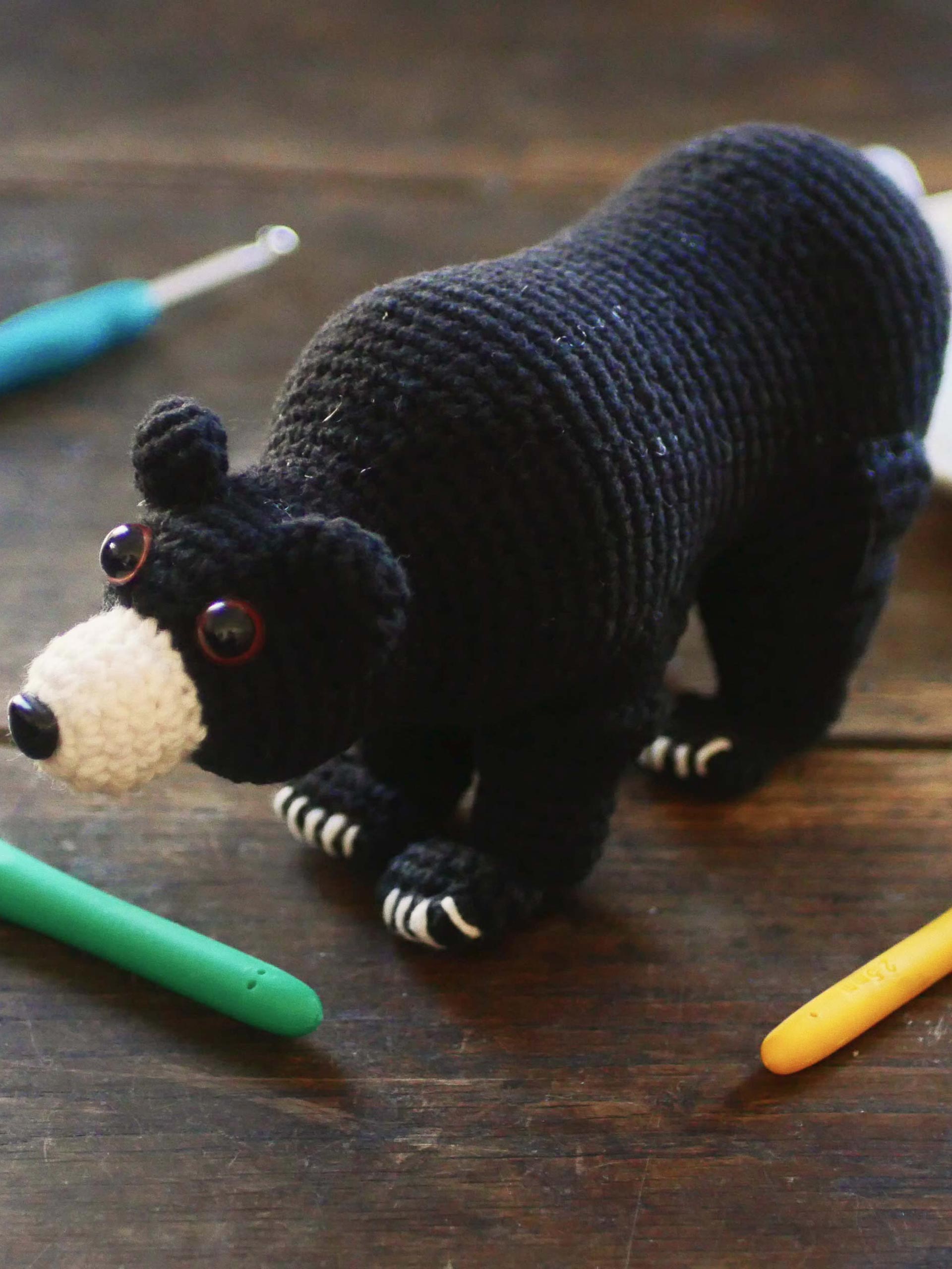 Ours (noir) au crochet Ours (noir) au crochet