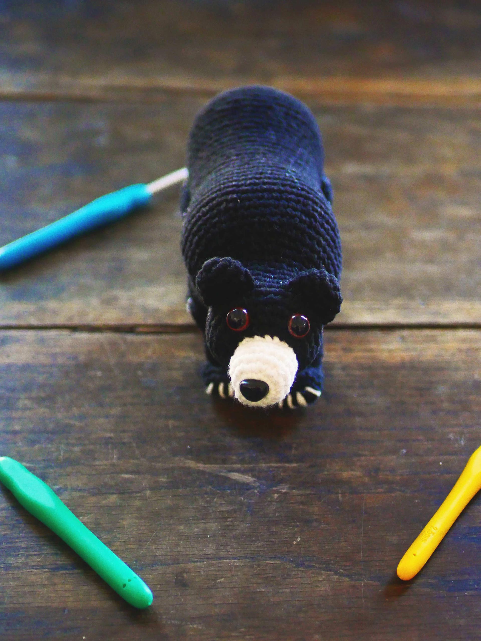 Ours (noir) au crochet Ours (noir) au crochet