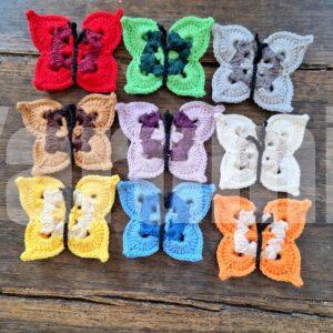 Accueil Papillon au crochet - Création Yarumii