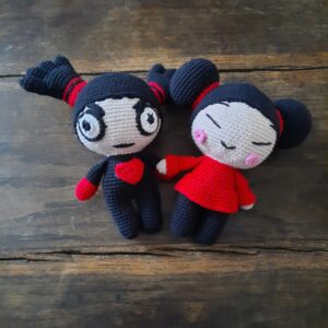 Pucca & Garu au crochet