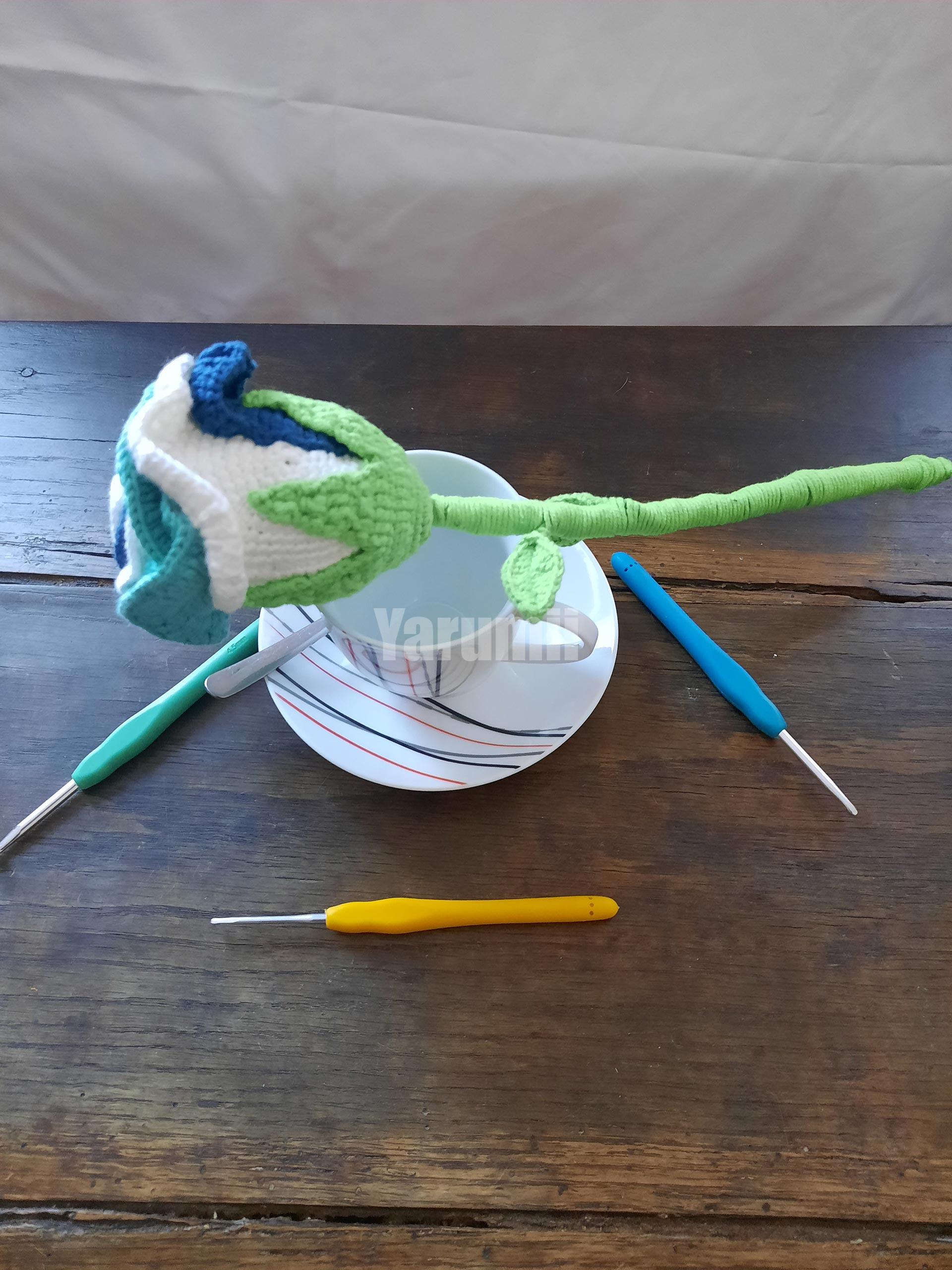 Rose au crochet - Création Yarumii Rose au crochet - Création Yarumii