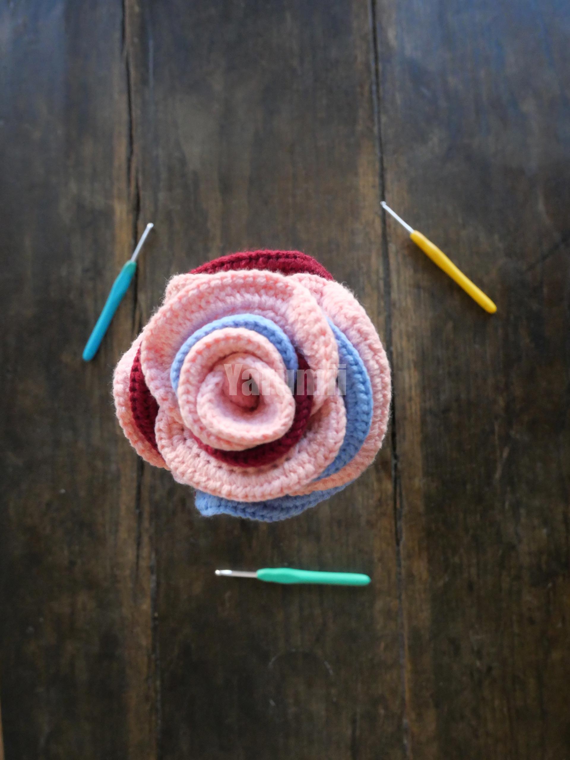 Rose au crochet - Création Yarumii Rose au crochet - Création Yarumii
