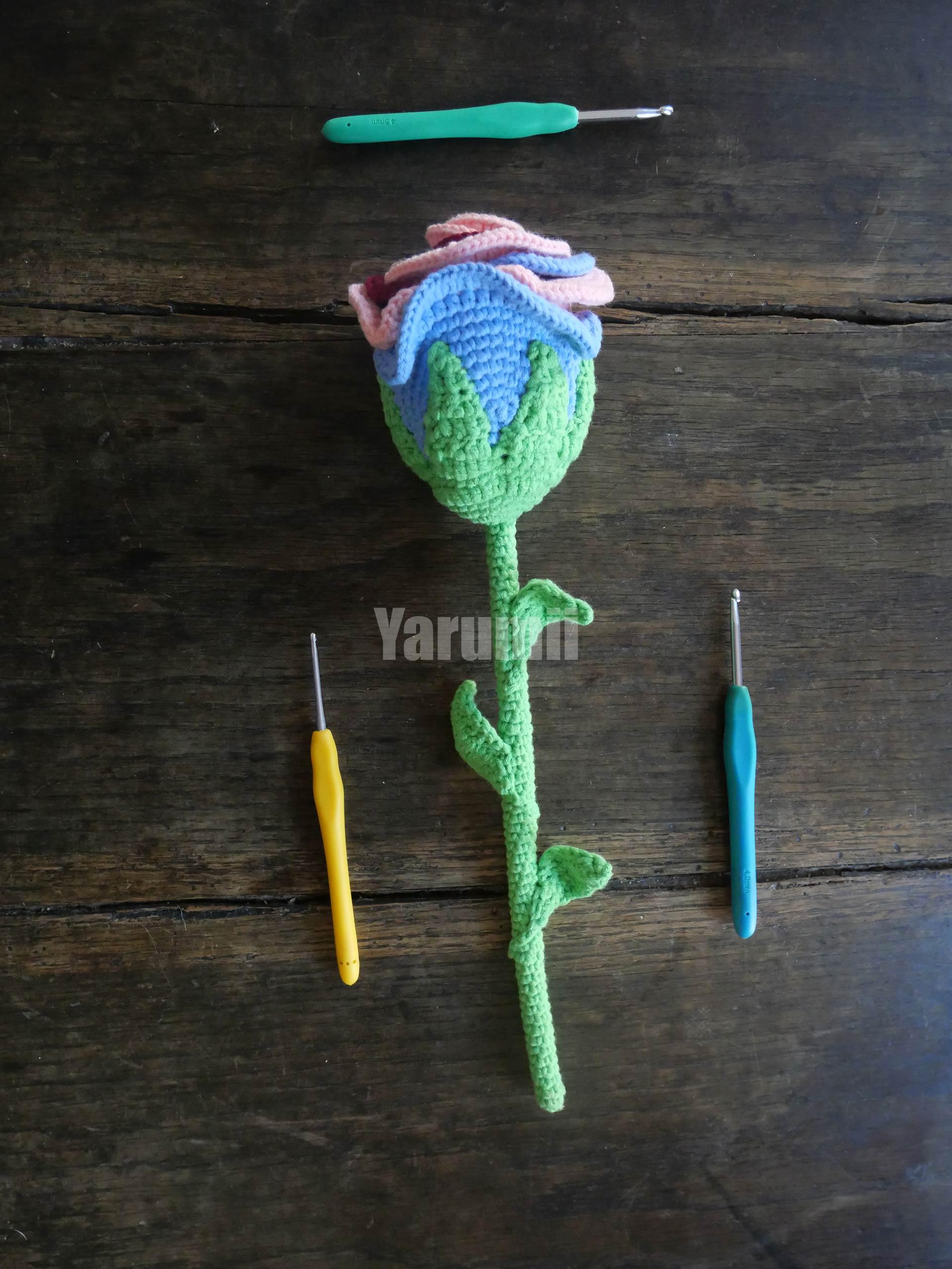 Rose au crochet - Création Yarumii Rose au crochet - Création Yarumii