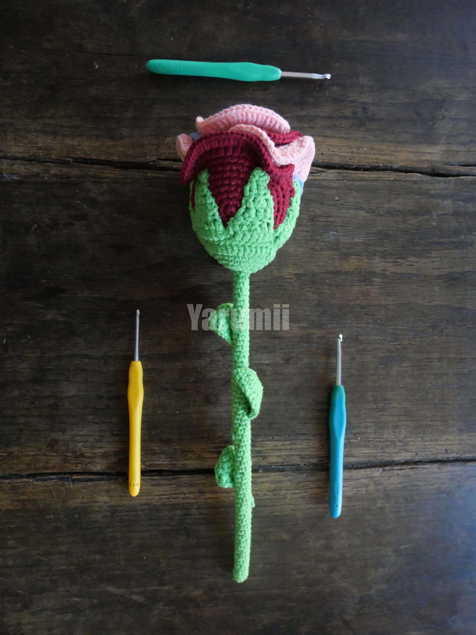 Rose au crochet - Création Yarumii Rose au crochet - Création Yarumii