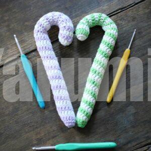 Sucre d'orge au crochet - Création Yarumii